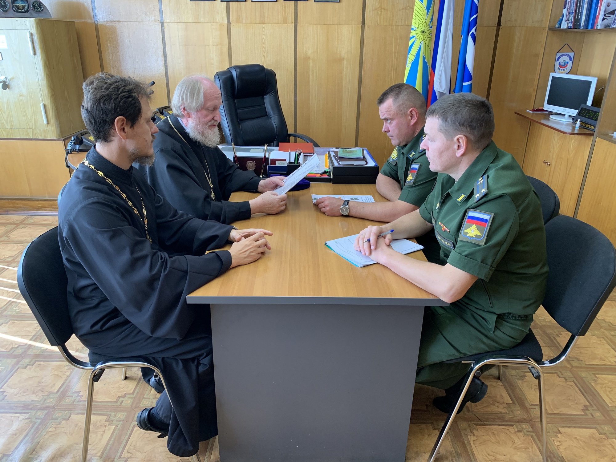 Совещание по вопросу строительства храма в войсковой части