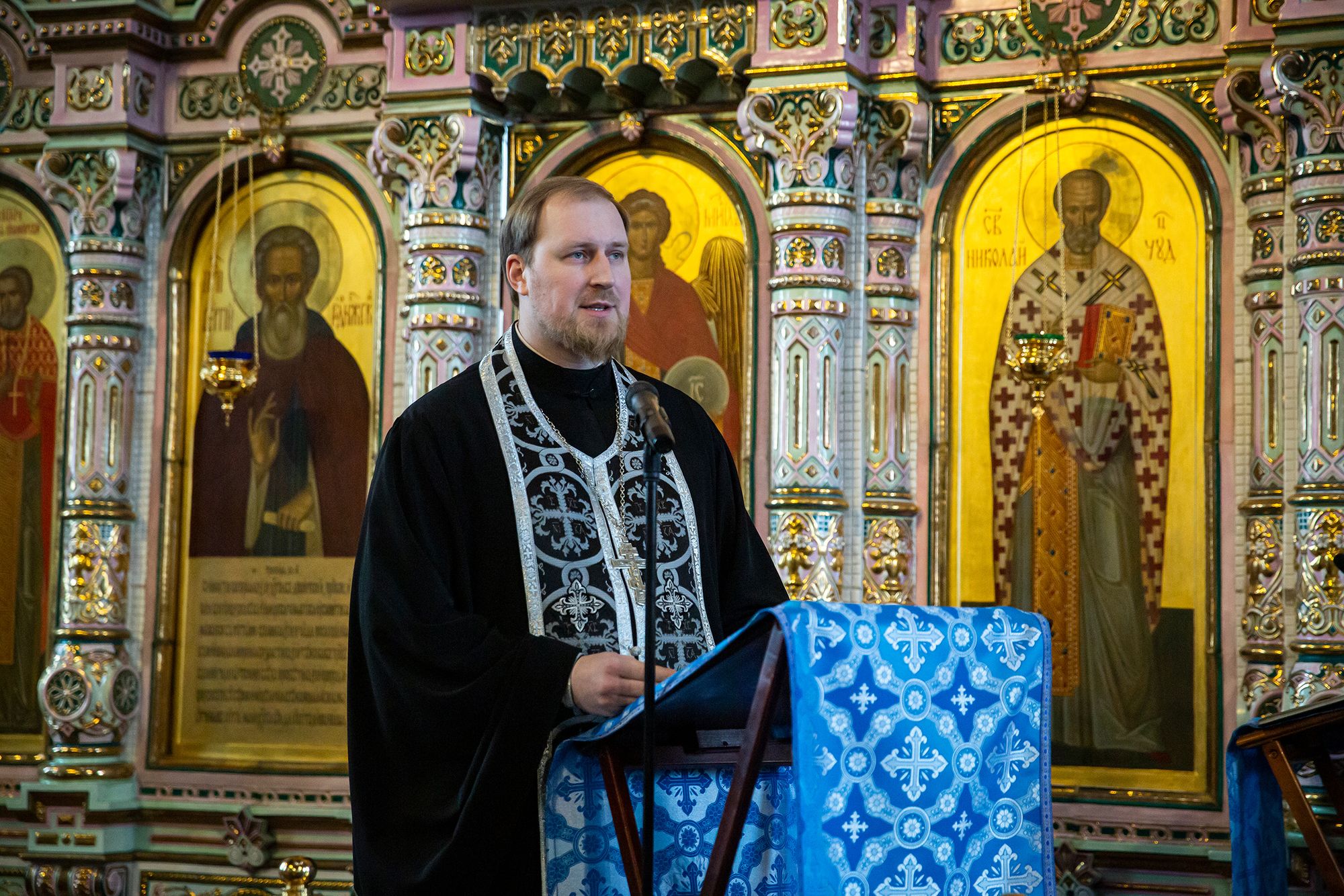 Миссионерская Литургия Преждеосвященных Даров в Троицком соборе г. Щелково