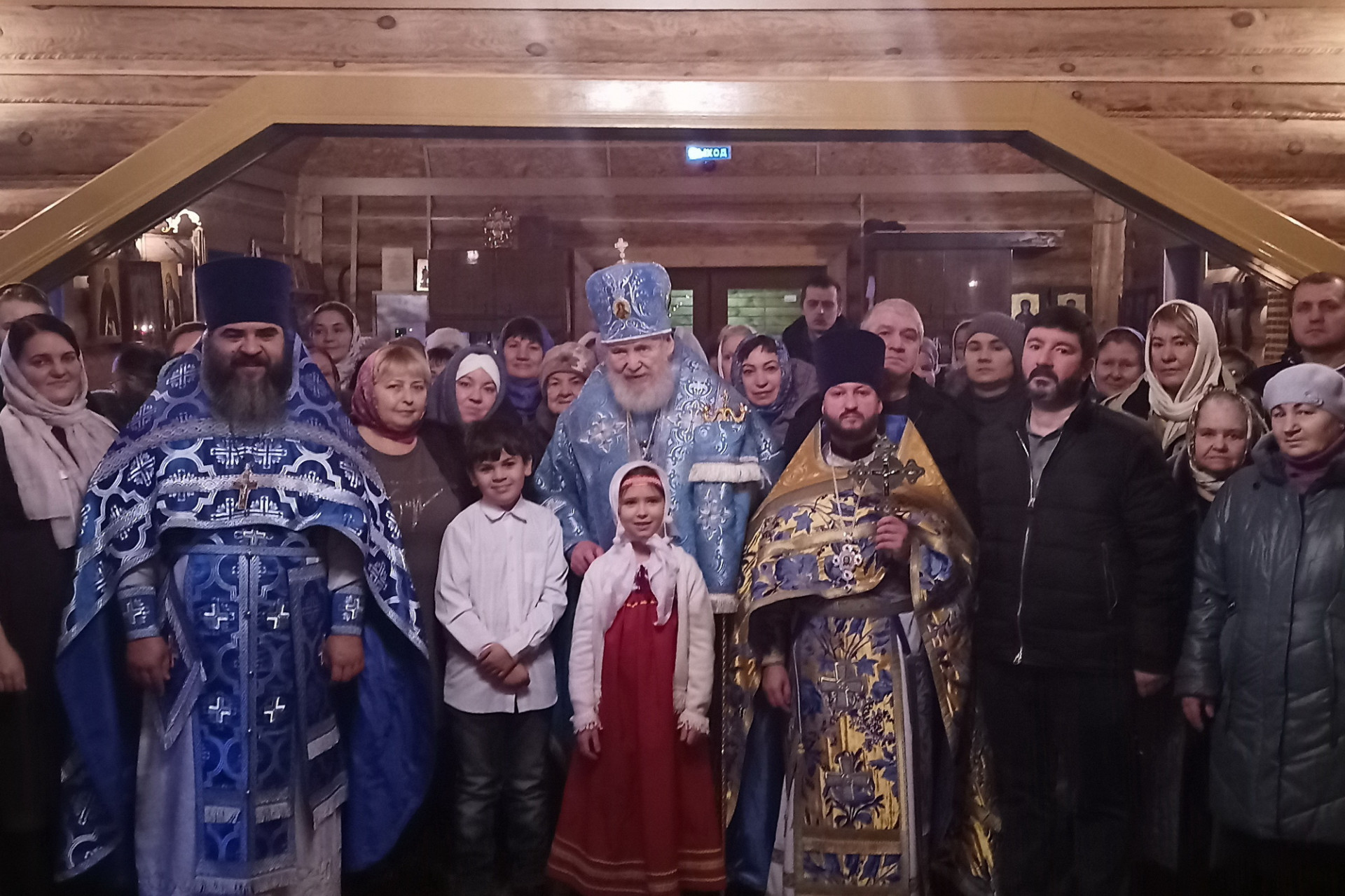 Престольный праздник в Знаменском храме деревни Новое