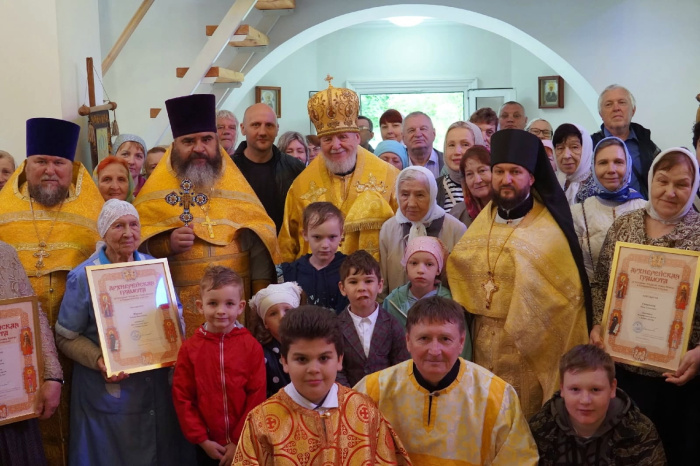 Престольный праздник во Всехсвятском храме г. Ликино-Дулёво