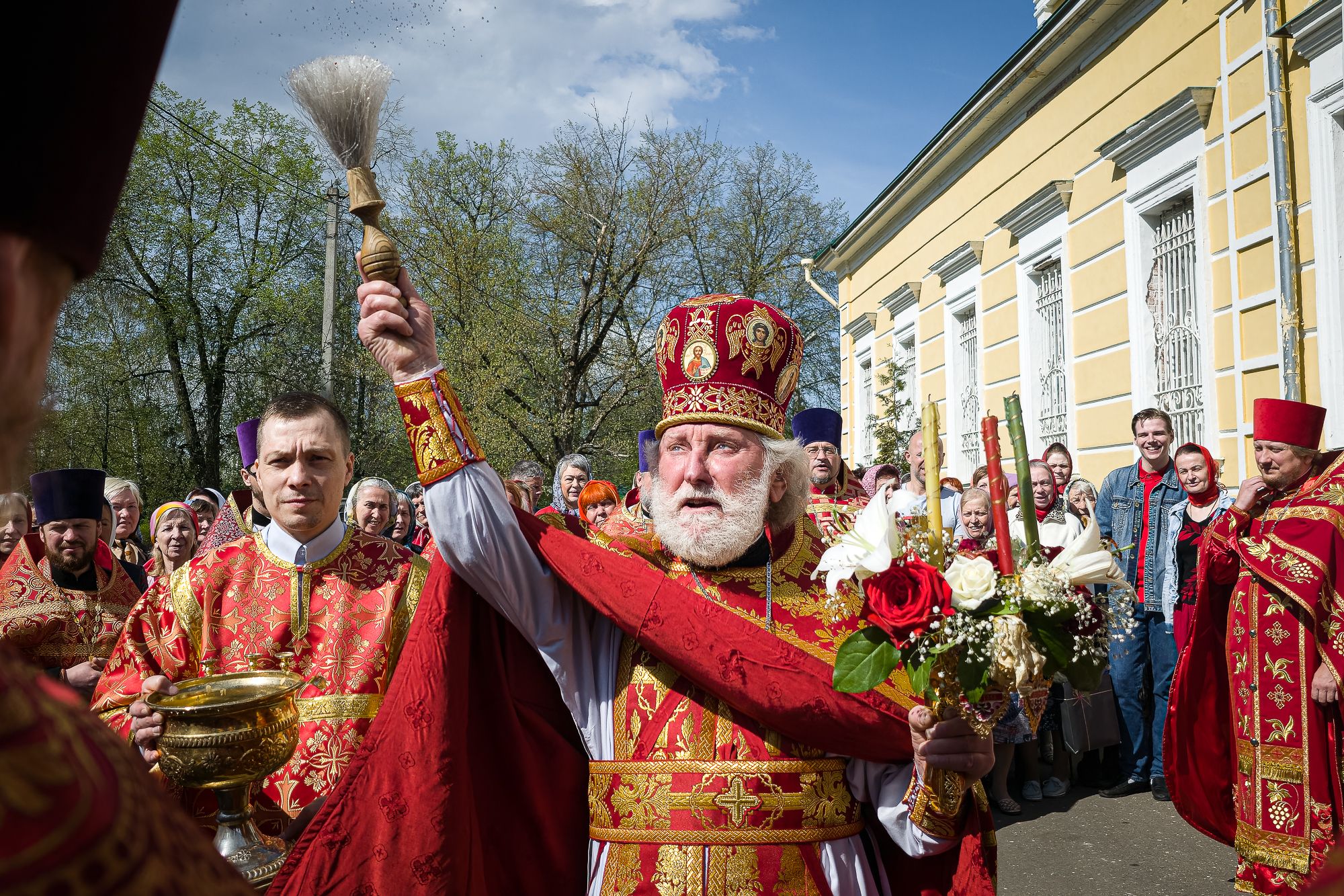 Соборное богослужение в Никольском раме г. Лосино-Петровский