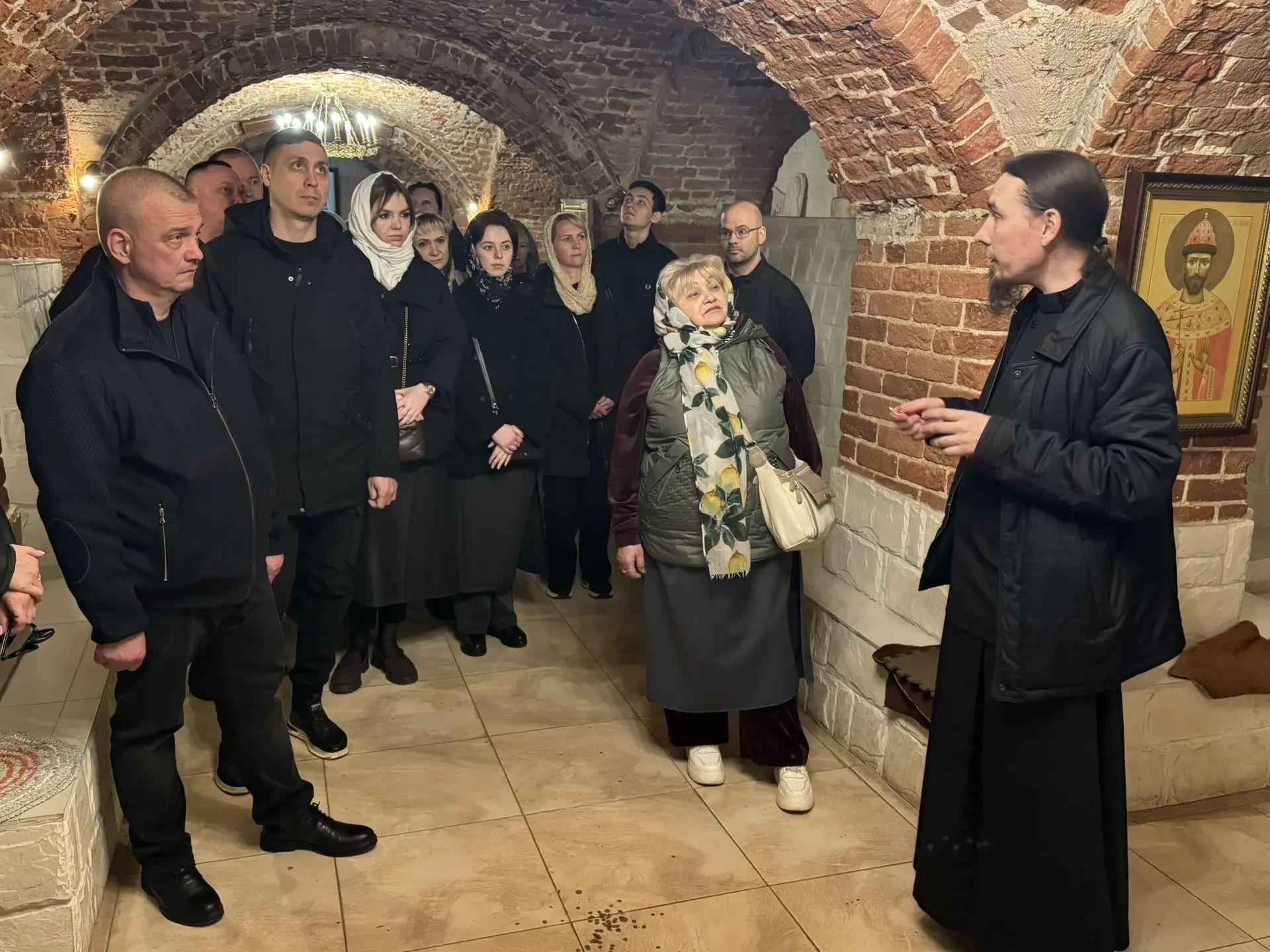 Сотрудники и ветераны ГУФСИН в Николо-Берлюковском монастыре