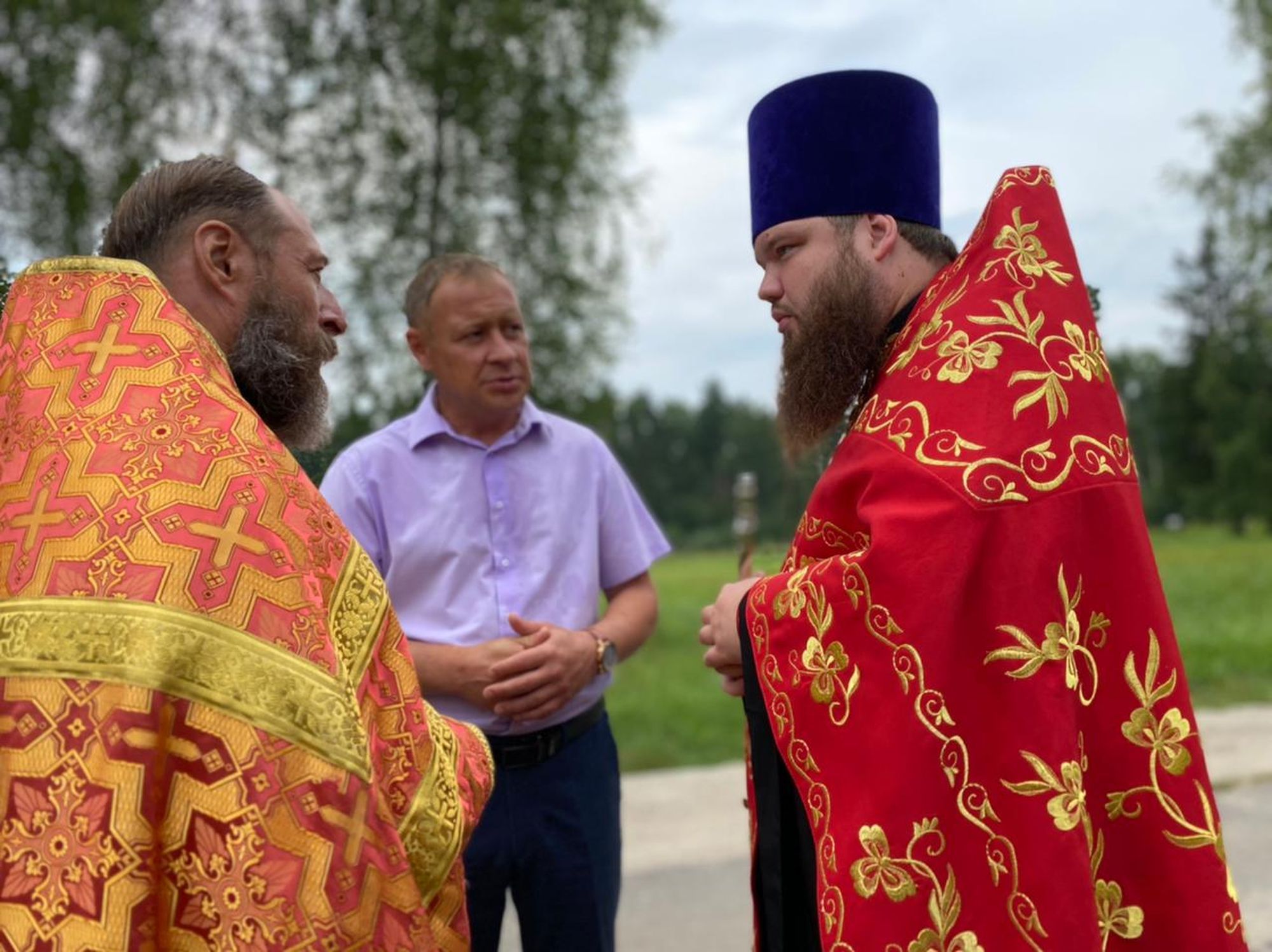 Молебен в воинской части Павловского Посада
