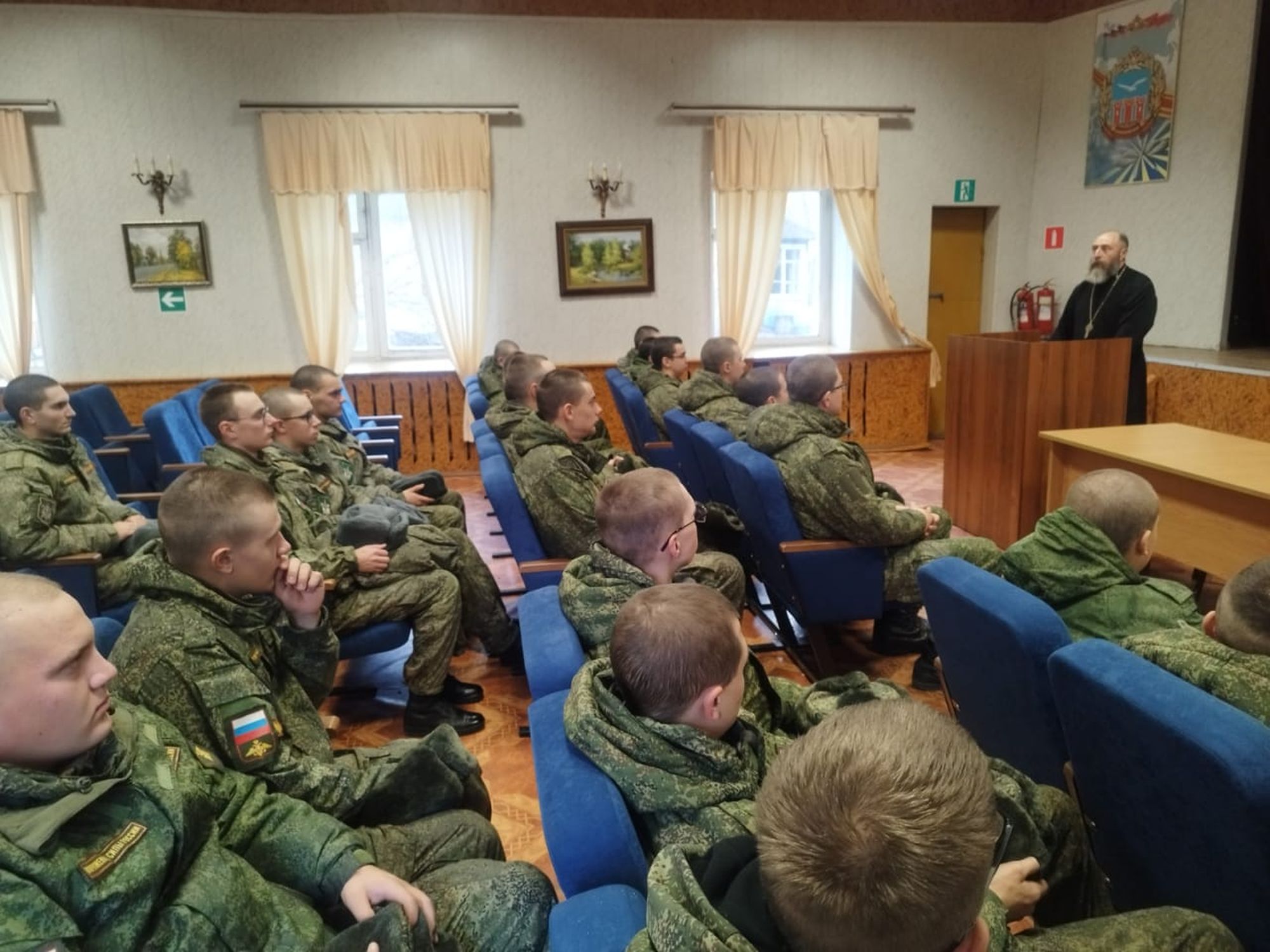 Посещение воинской и пожарной частей в Павловском Посаде