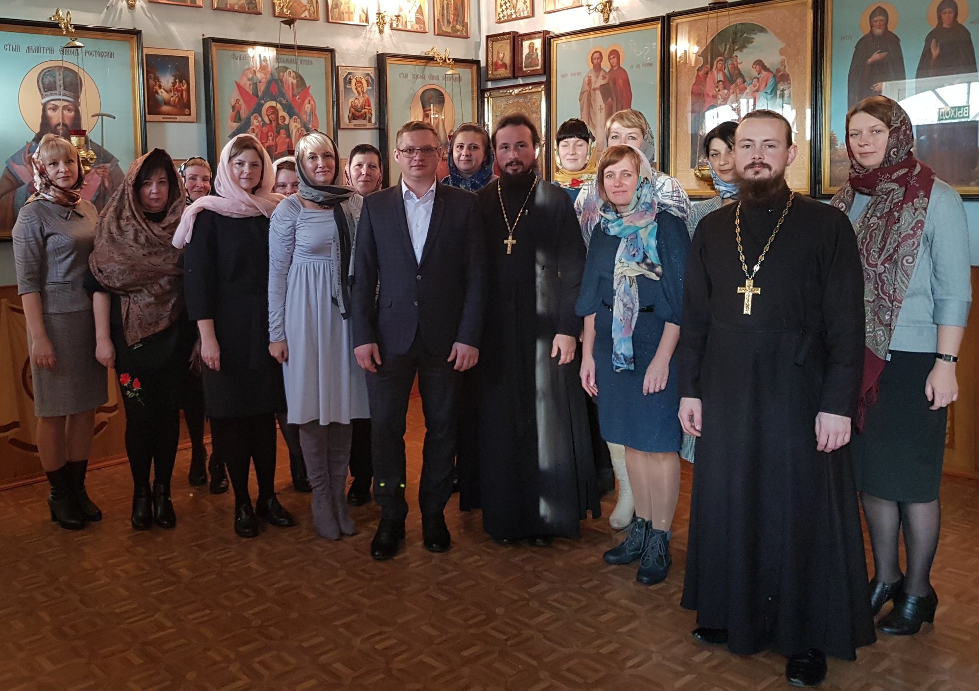 Совещание в Скорбященском храме г. Рошаля