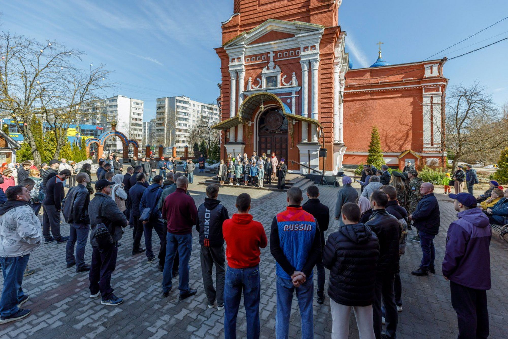 Молебен о победе русского войска в Орехово-Зуеве
