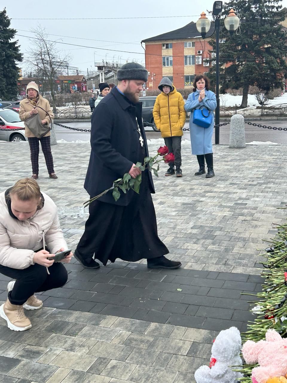 Траурный митинг в Орехово-Зуеве