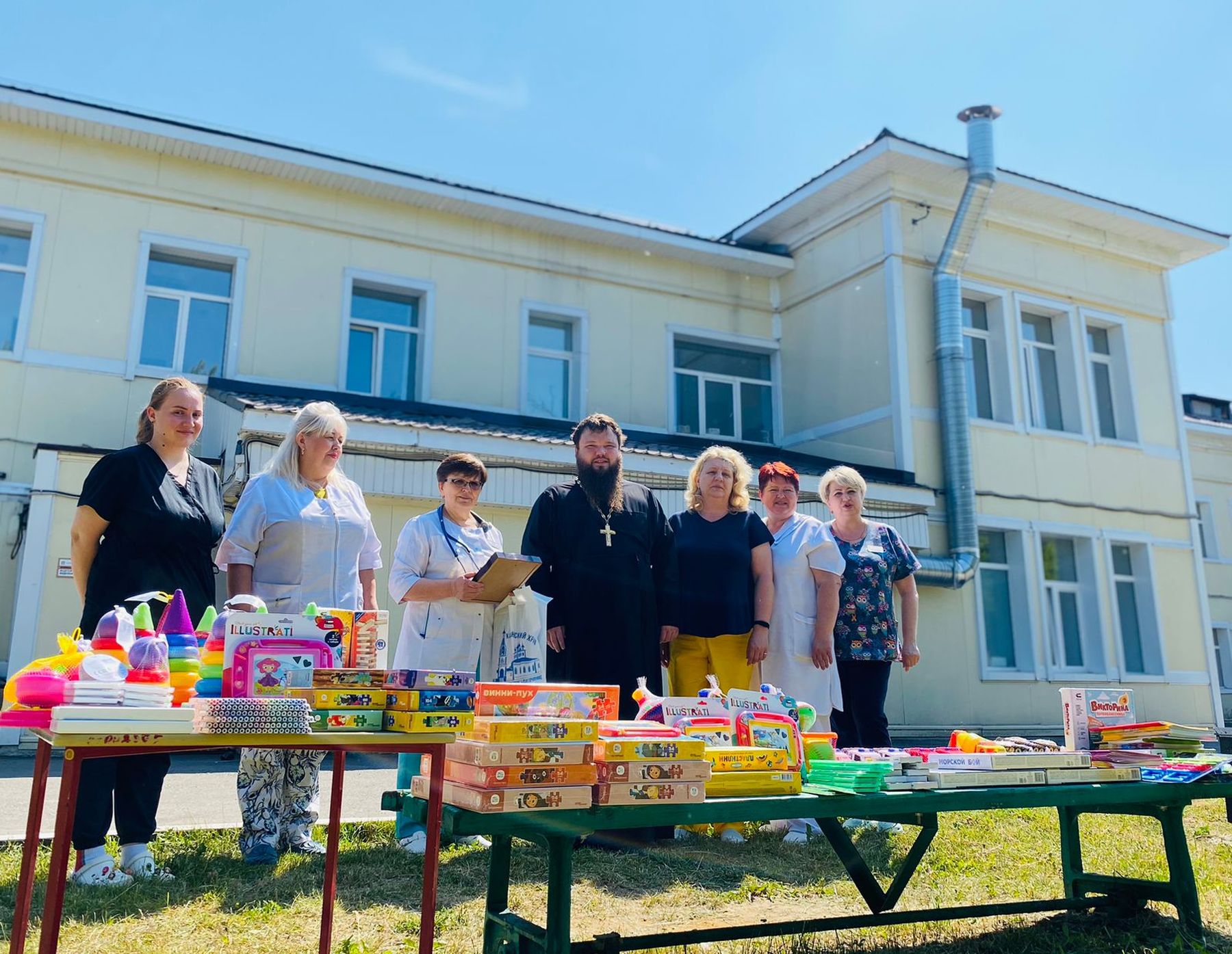 Посещение детского отделения Центральной районной больницы в Павловском Посаде