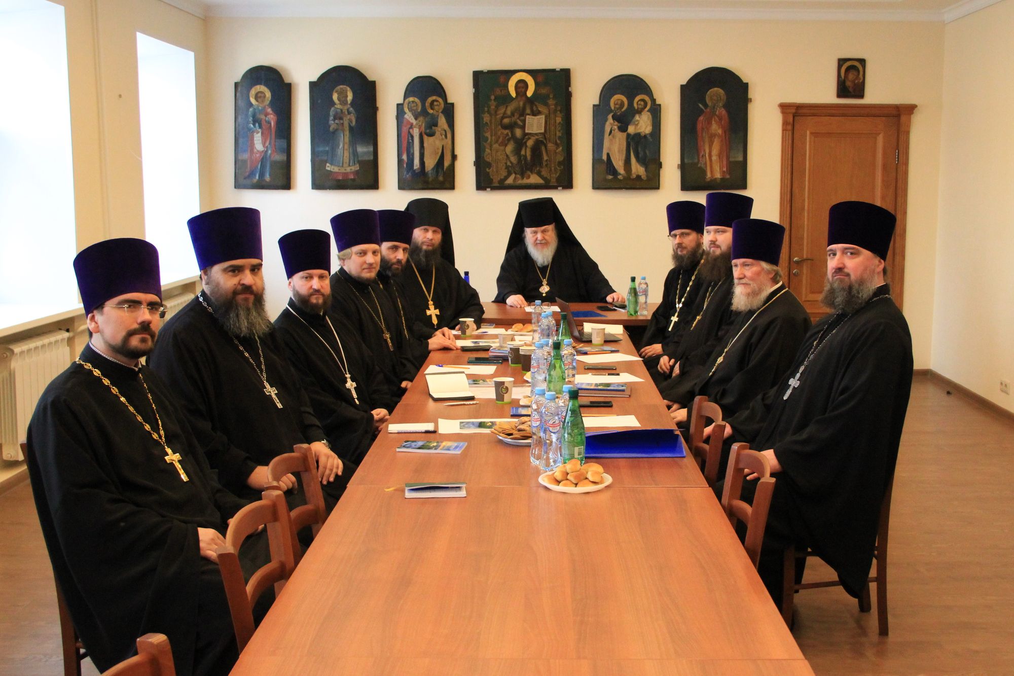 Встреча епископа Балашихинского и Орехово-Зуевского Николая с благочинными Балашихинской епархии