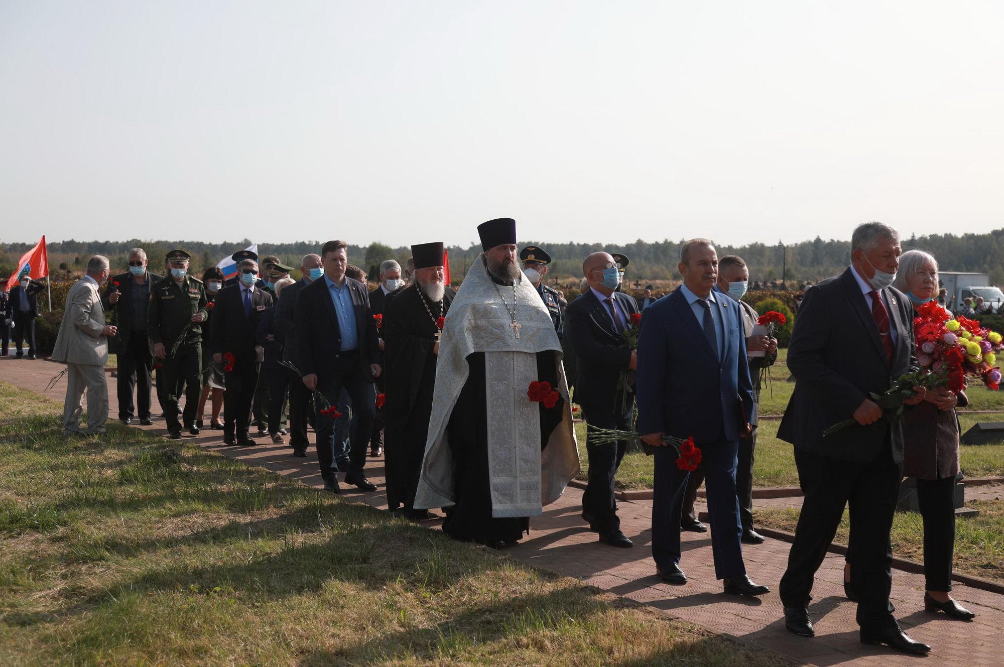 Траурный митинг на Богородском кладбище