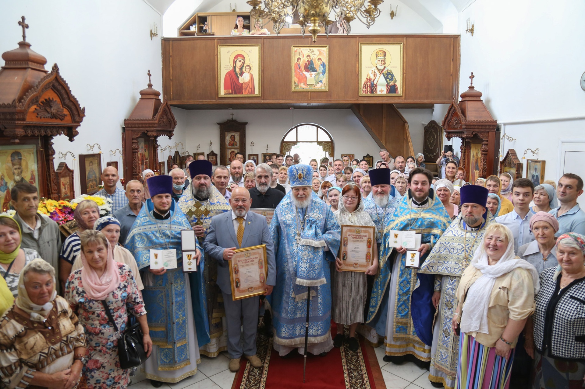 Архиерейское богослужение в храме Константина Священномученика г. Ногинска 
