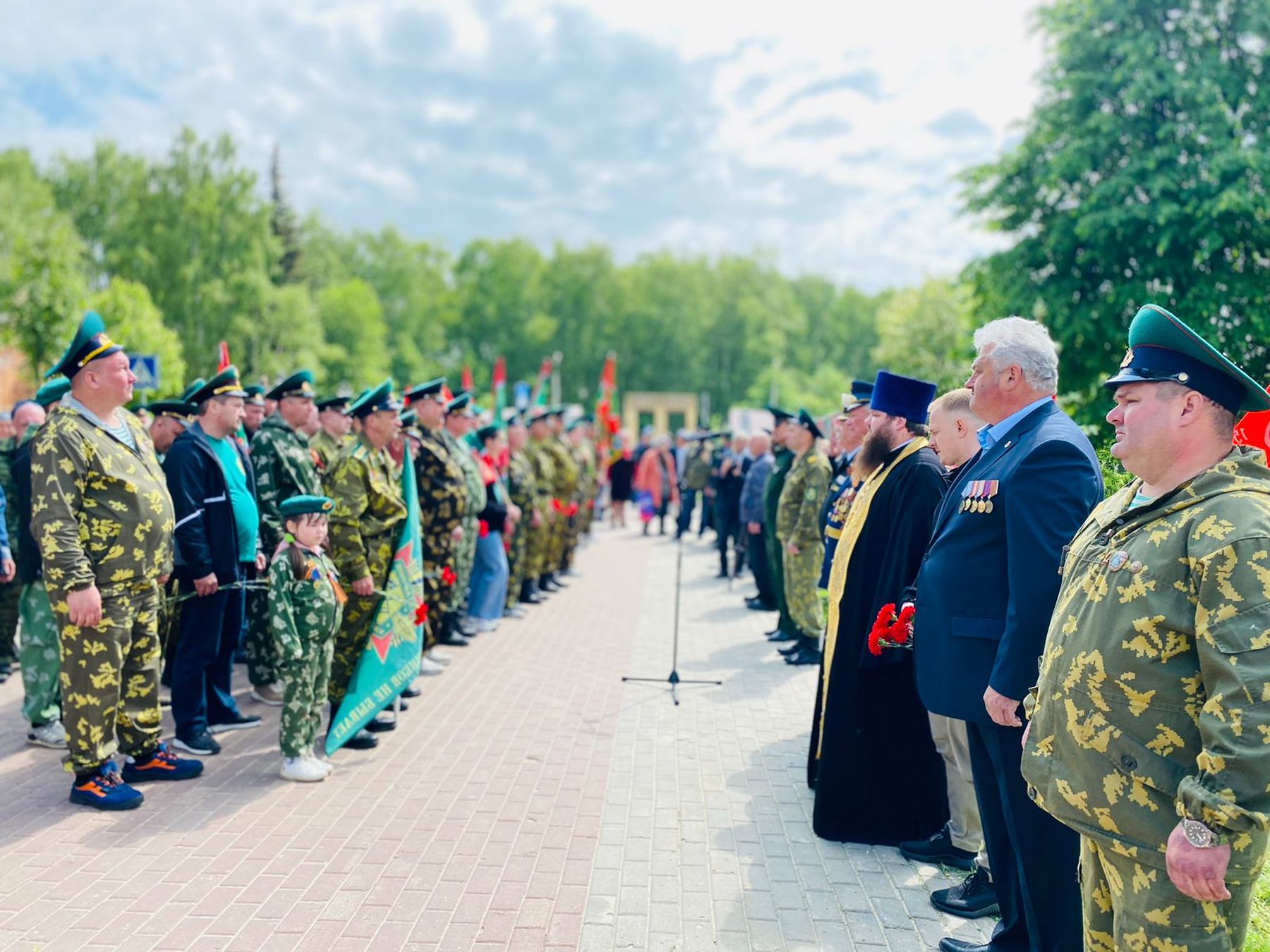 День пограничника в Павловском Посаде