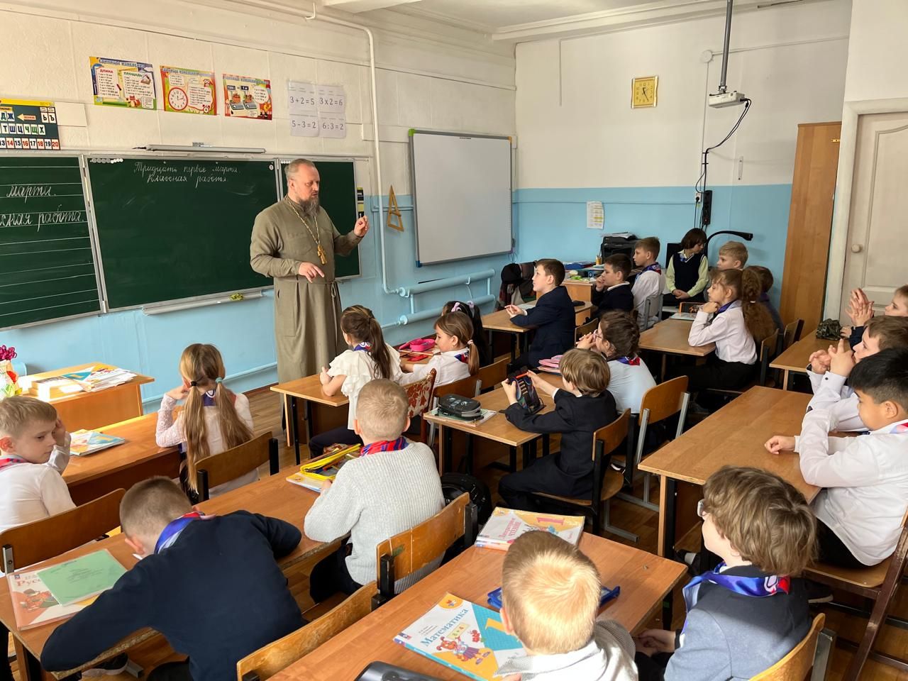 Посещение Горской средней школы