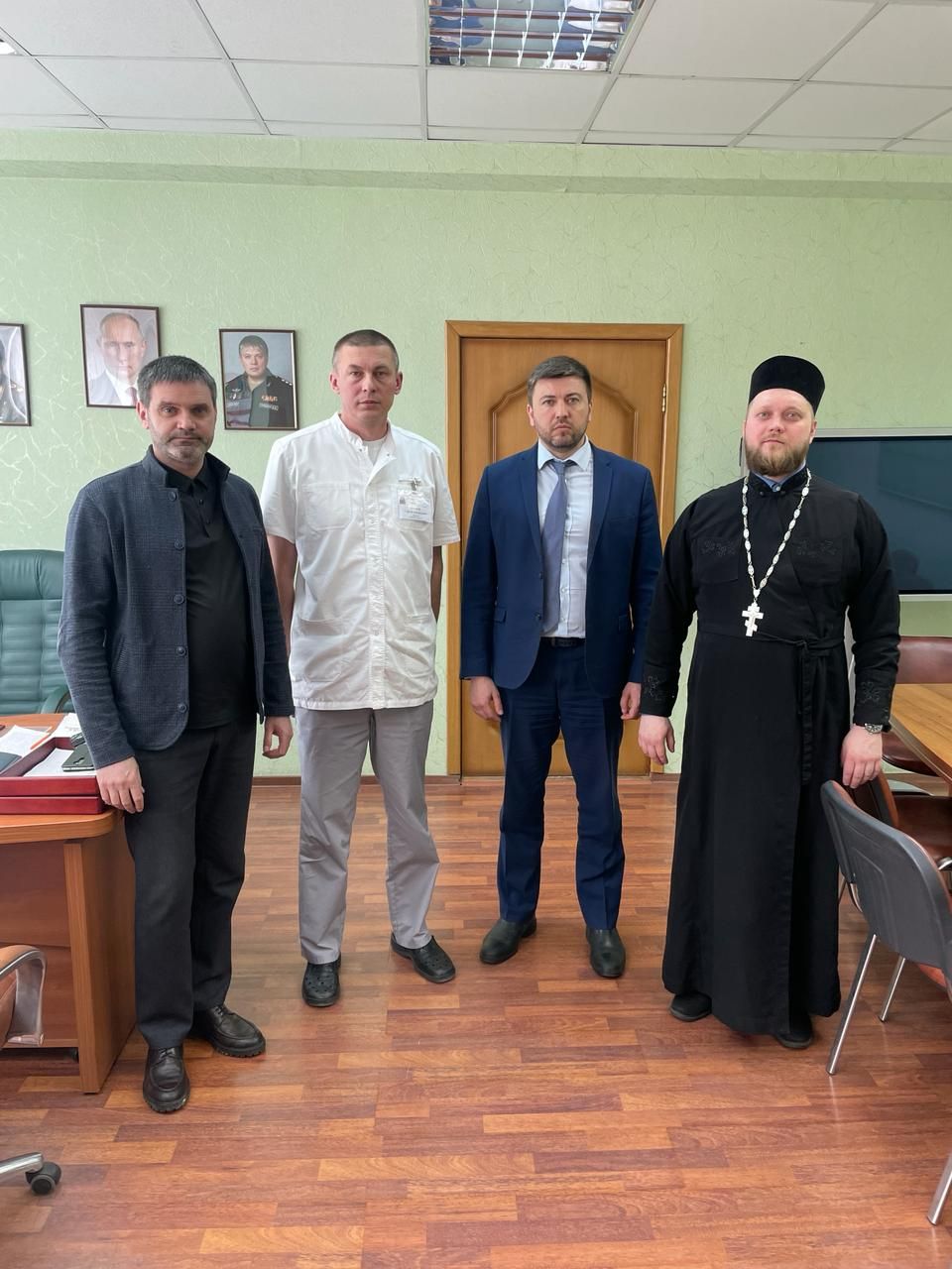 Посещение военно-морского клинического госпиталя в Купавне