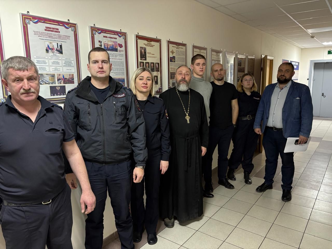 Духовная беседа в Электрогорском отделе полиции