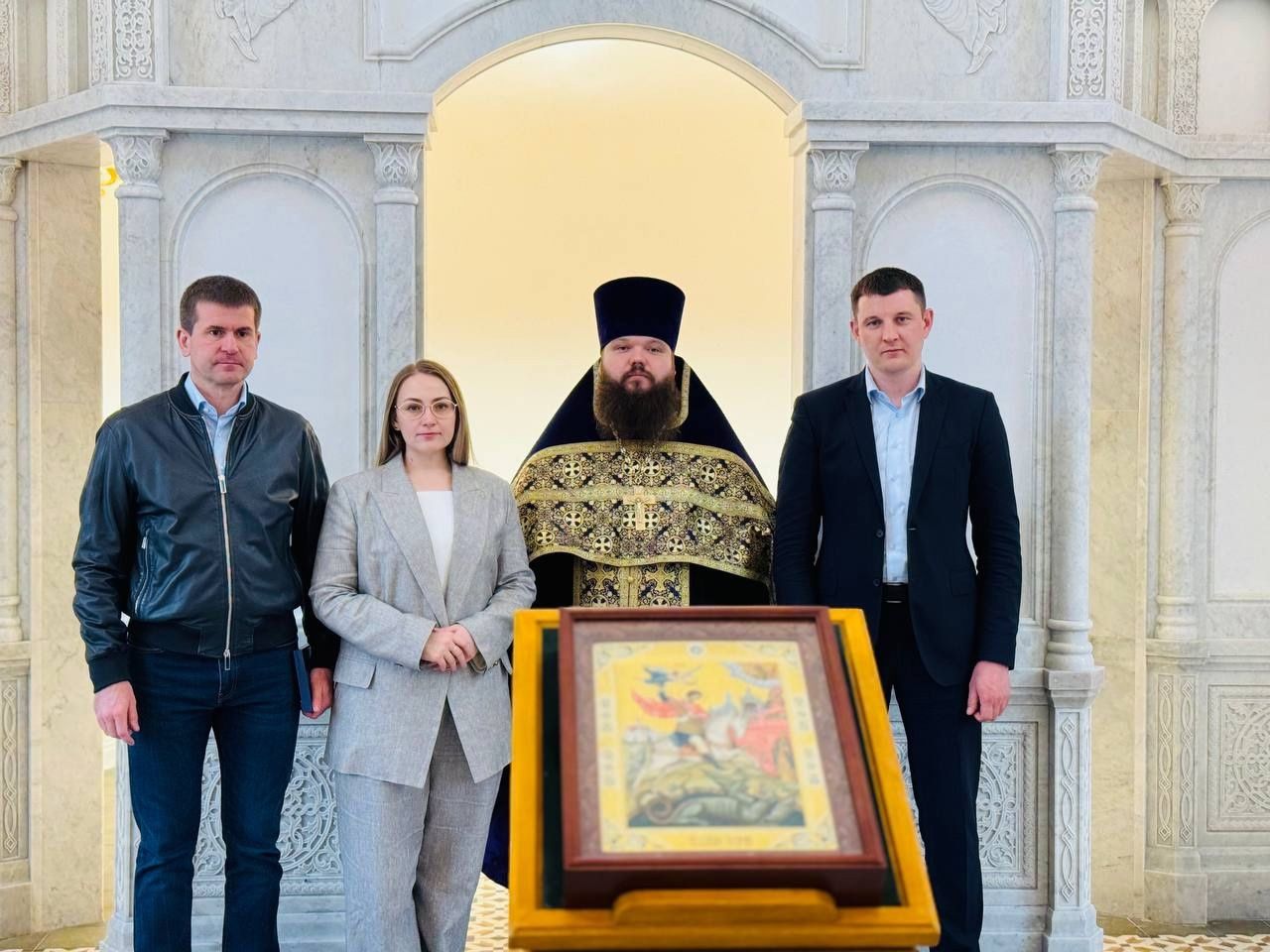 Рабочая встреча в Георгиевском храме города Павловский Посад