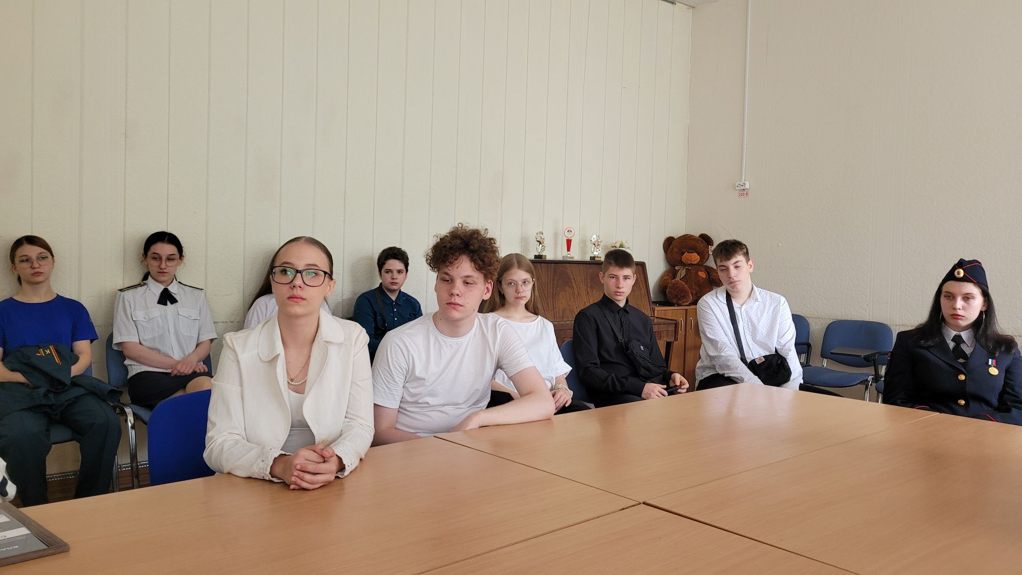 Выпуск класса будущих полицейских центра «Романтик» города Щёлково