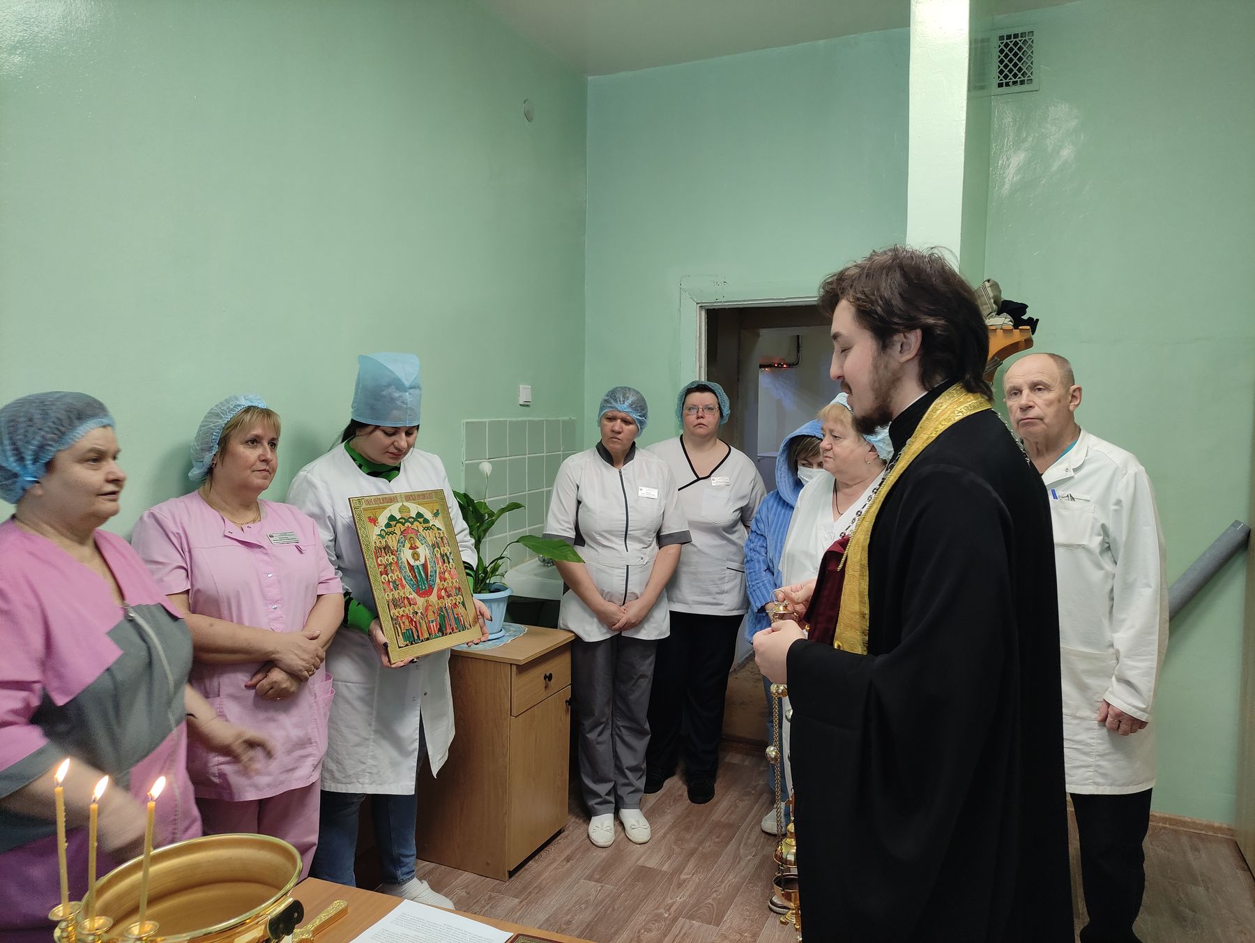 Освящение кожно-венерологического отделения в г. Ногинск-9