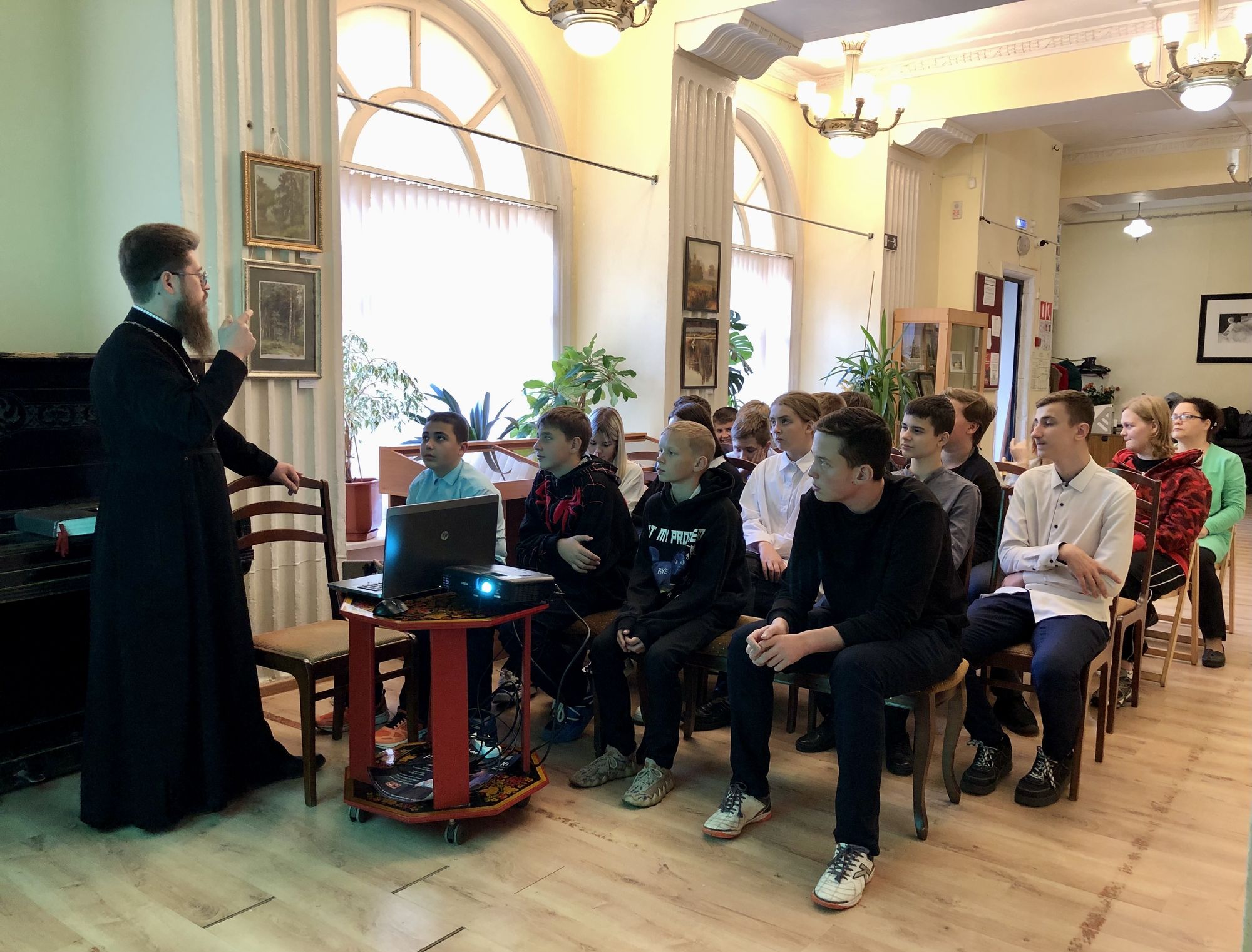 Встреча со школьниками во Фрязине