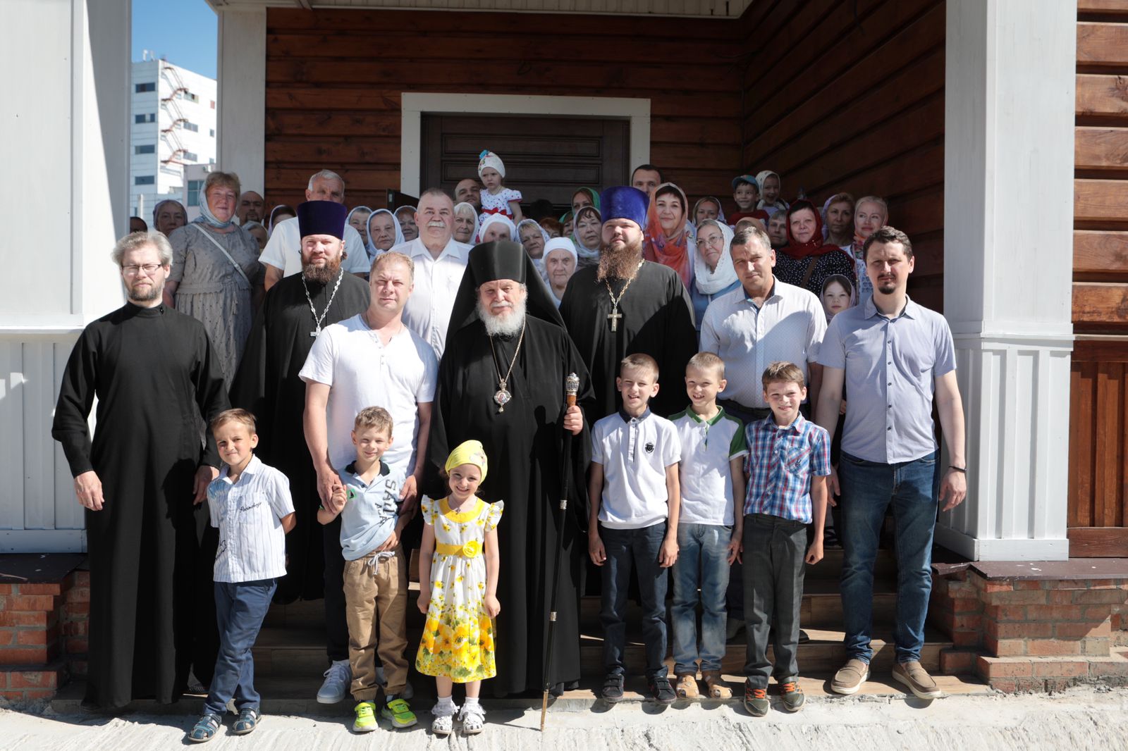 Престольный праздник в храме Всех святых, в земле Российской просиявших, городского округа Электрогорск 