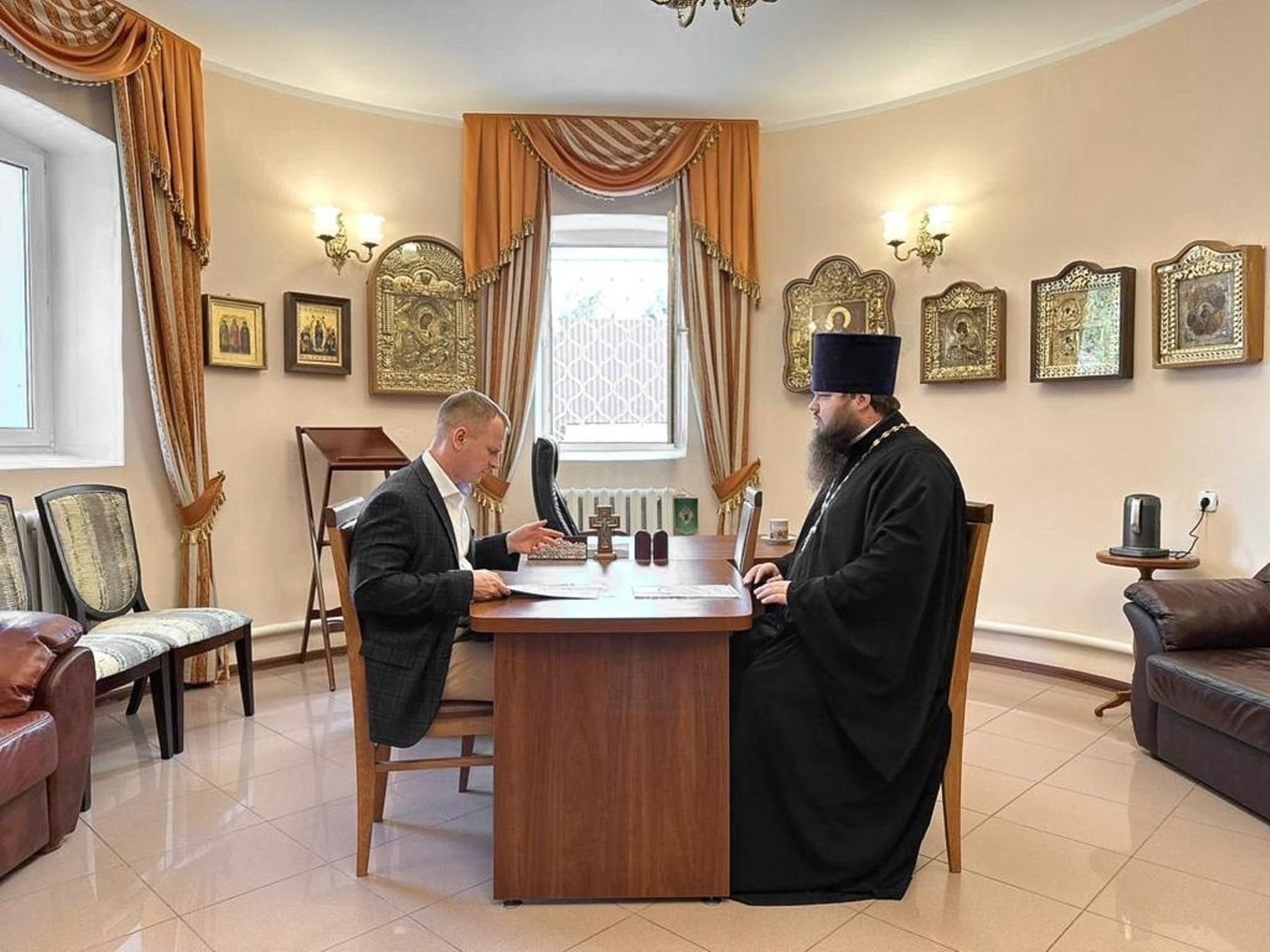 Рабочая встреча с заместителем главы городского округа Павловский Посад