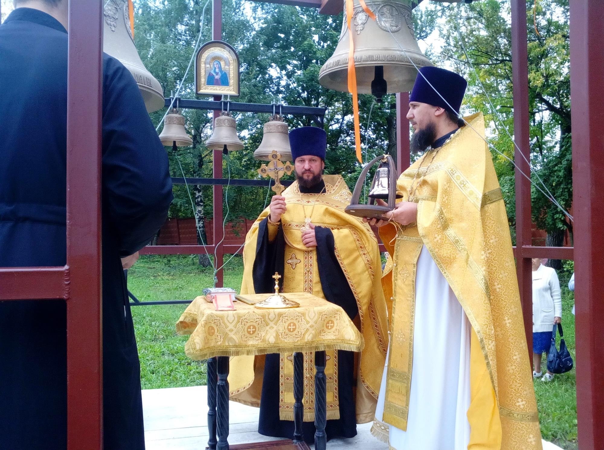 Освящение колоколов в Никольском храме Орехово-Зуево
