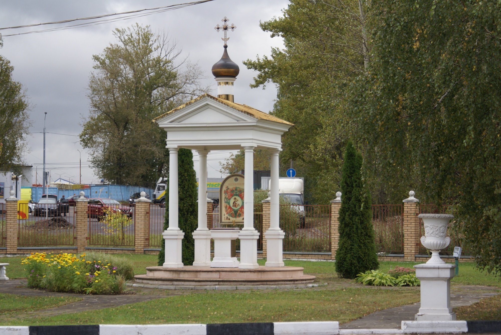 Молебен в Балашихинской части МЧС