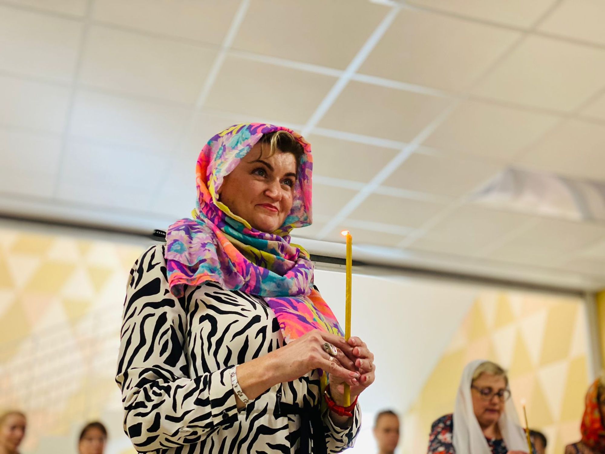 Освящение новой школы в Павловском Посаде