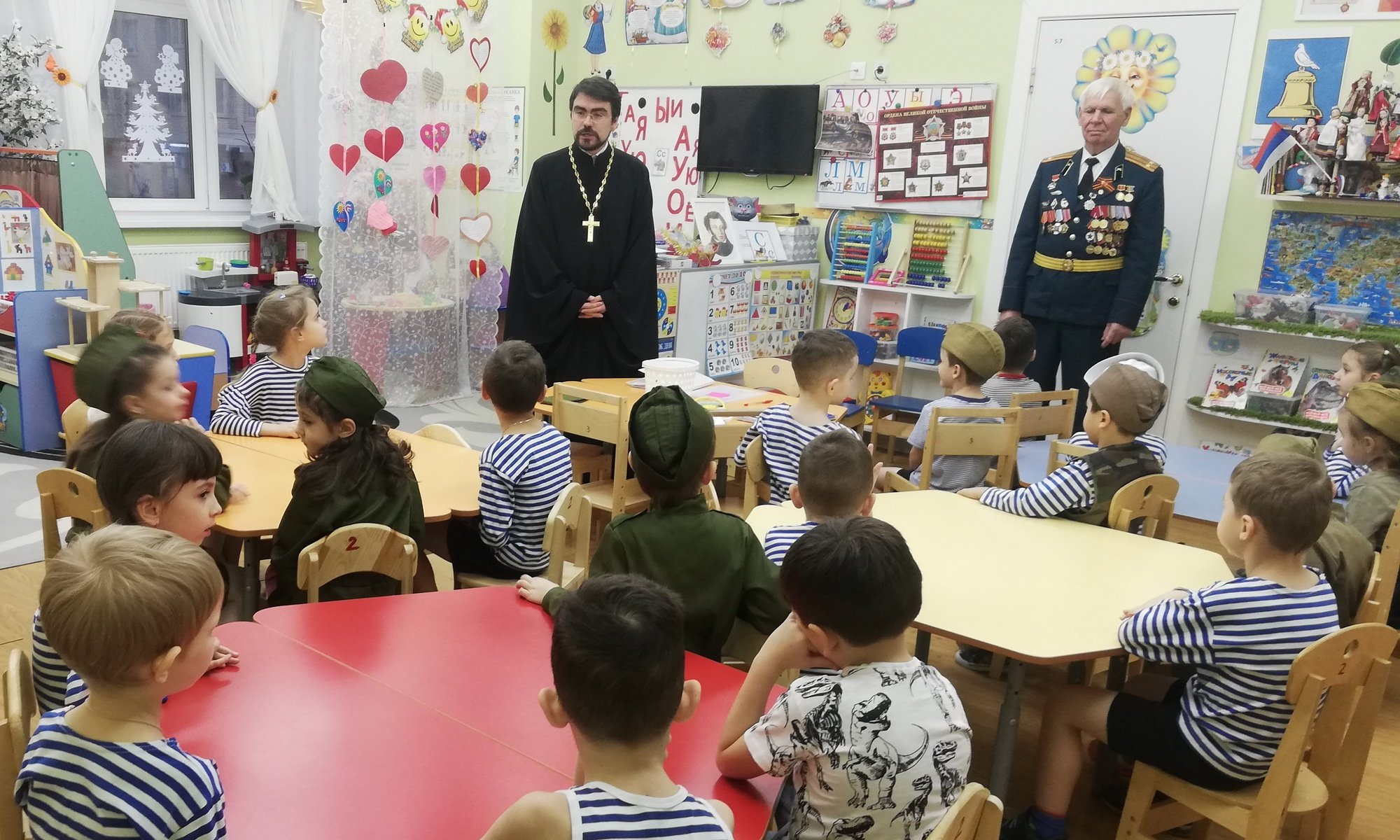 Эстафета памяти в детском саду в Реутове