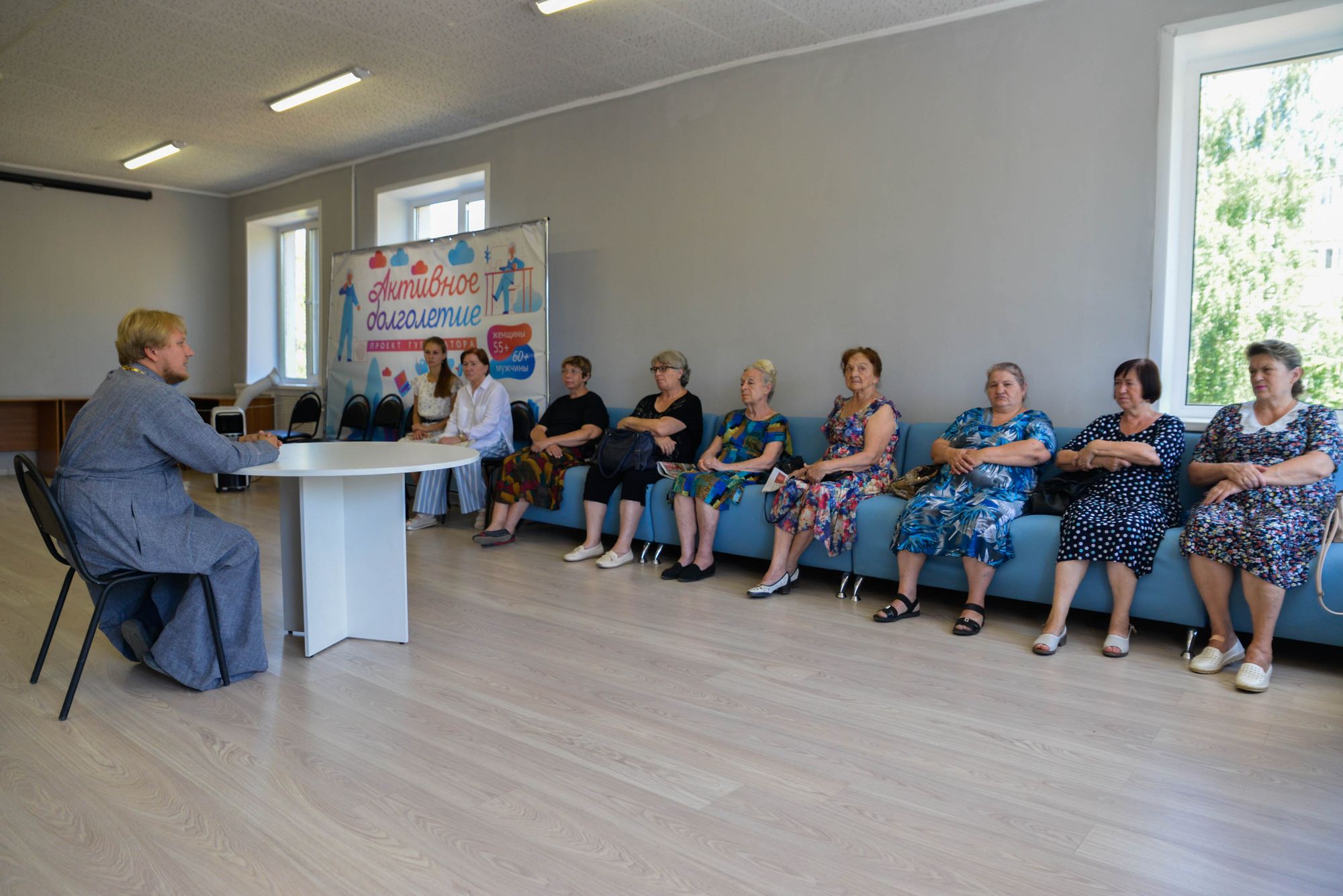 Встреча со священником в городской библиотеке г. Лосино-Петровский