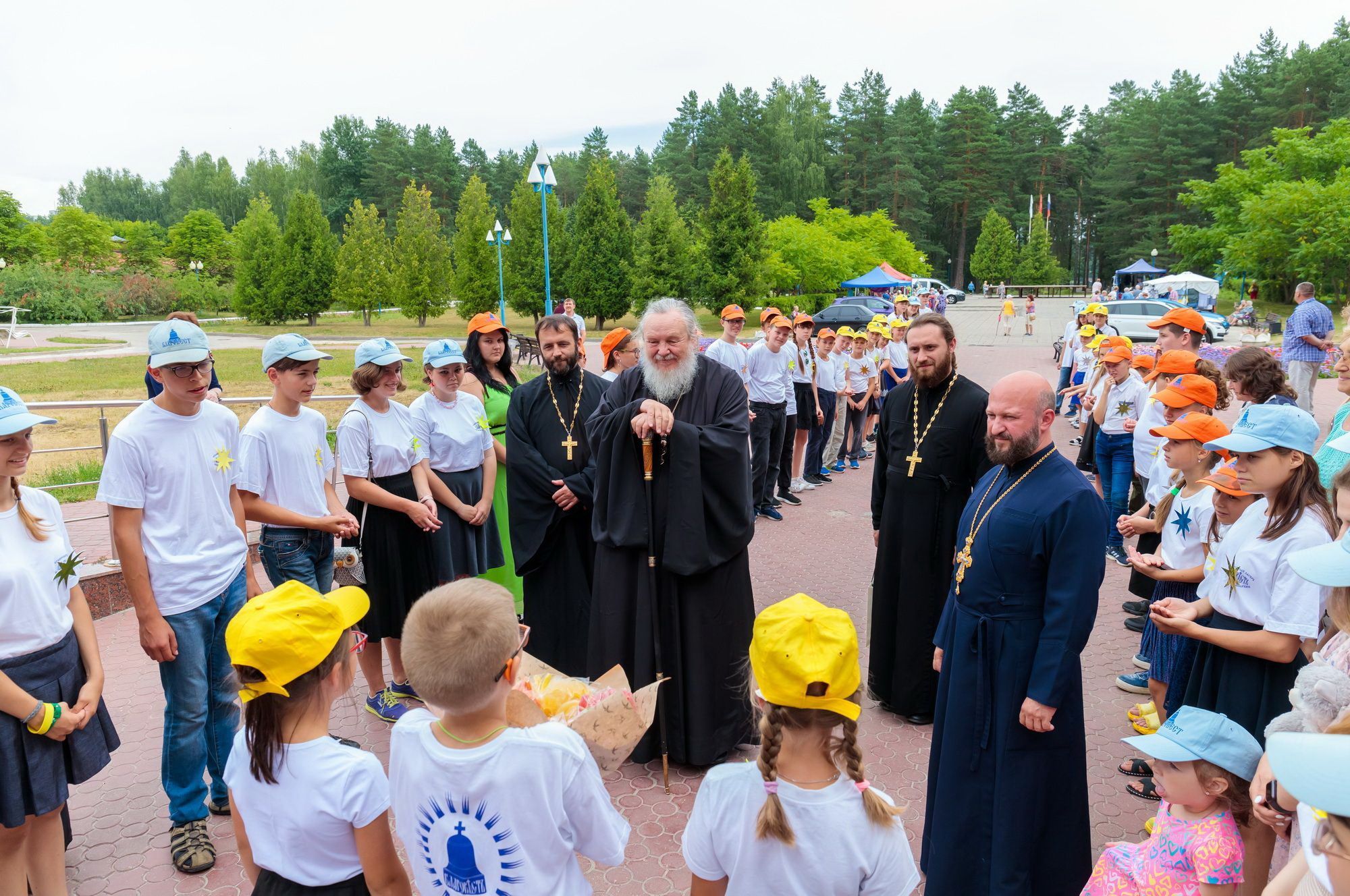 Архиерейский визит в православный паломнический лагерь «Благовест»