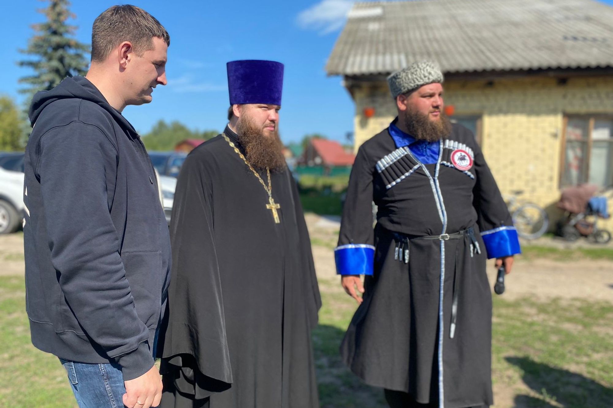 Открытие соревнований по рубке шашкой «Казарла» в Павловском Посаде