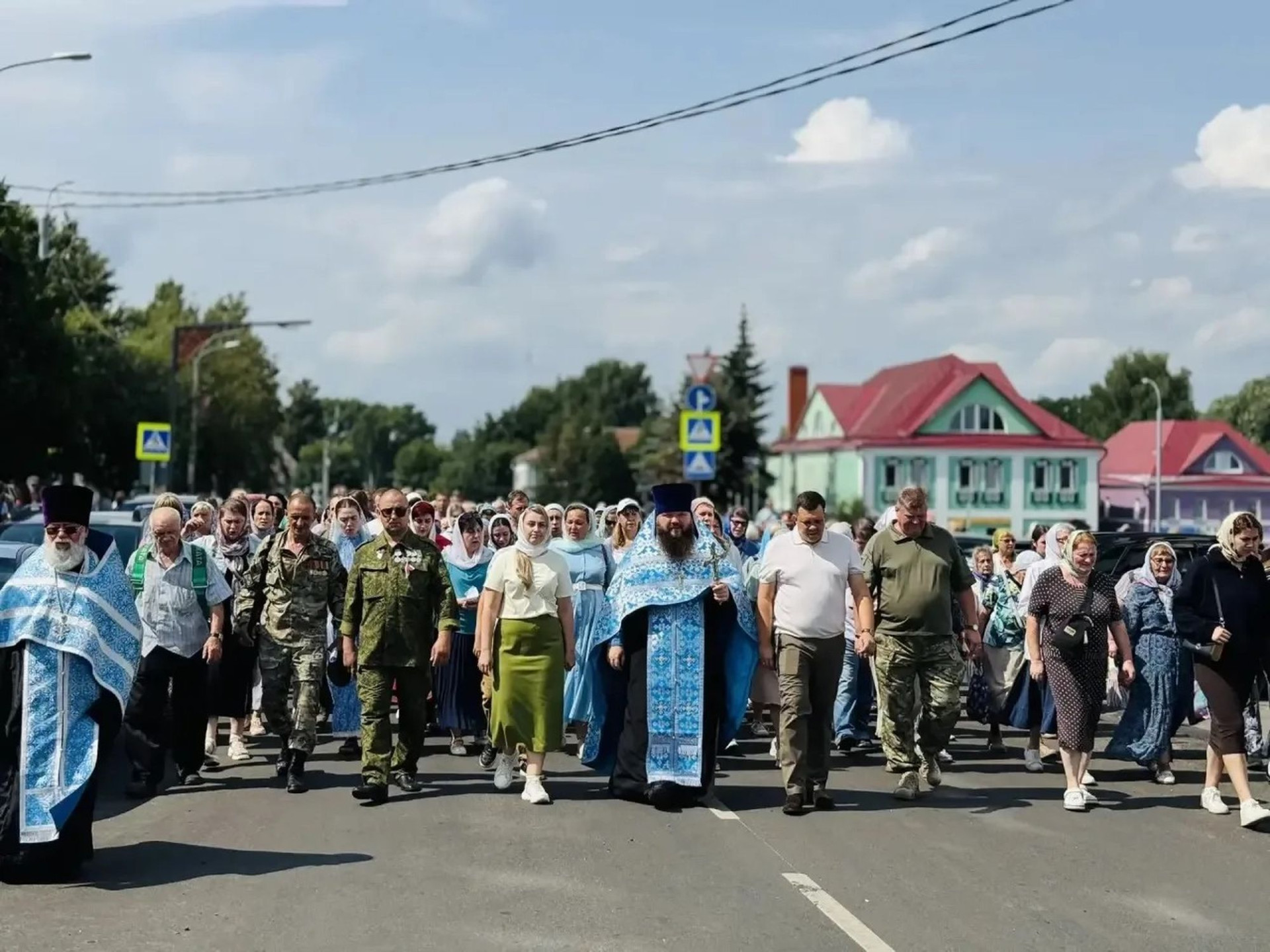 Городской крестный ход в Павловском Посаде