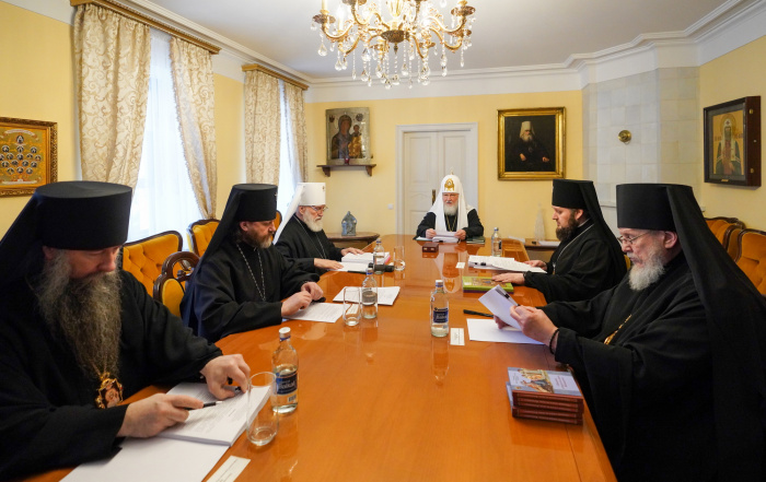 Заседание Архиерейского совета Московской митрополии