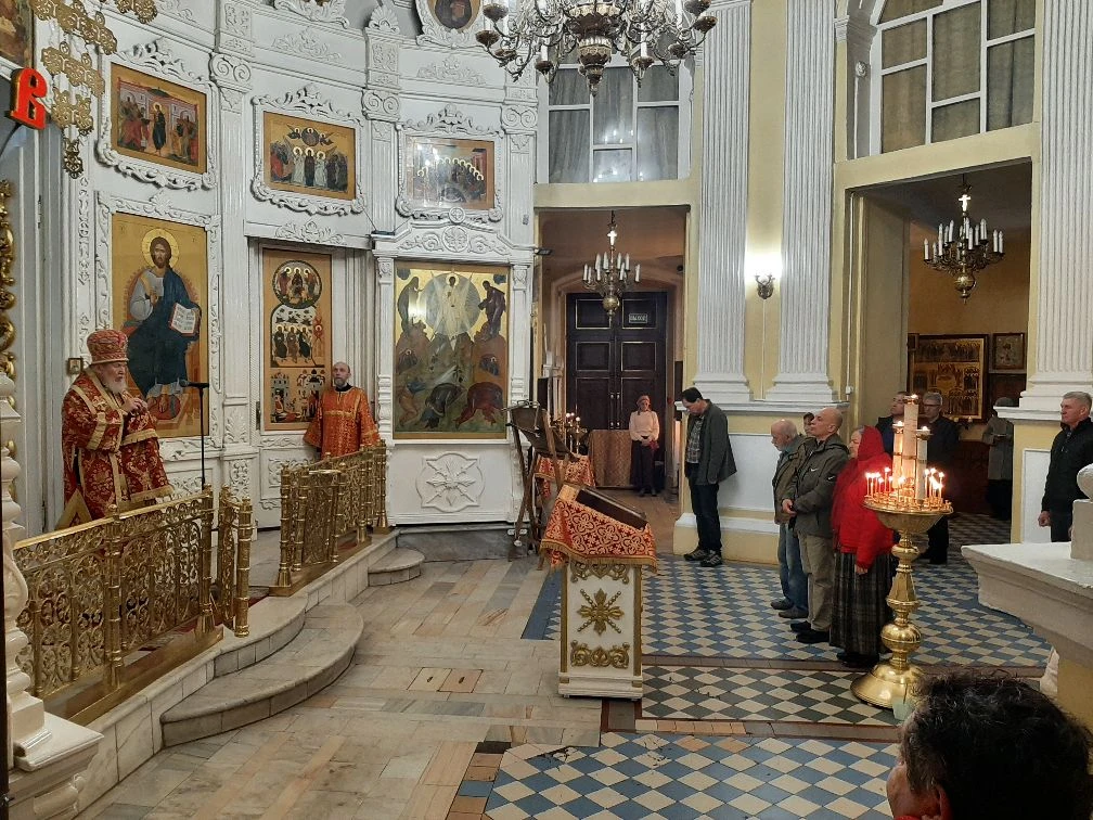 Архиерейское богослужение в Преображенском кафедральном соборе Балашихи