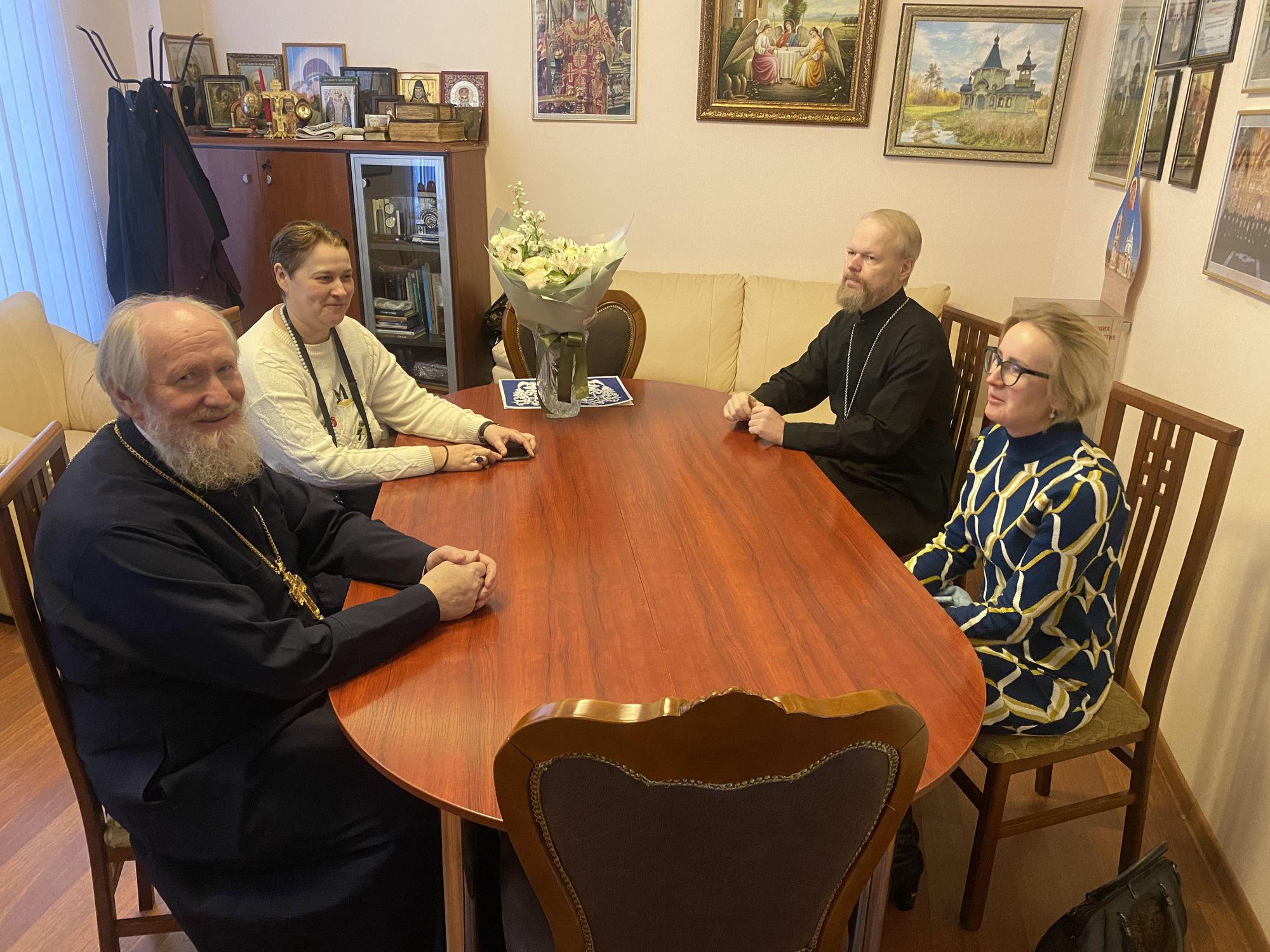 Встреча по вопросам взаимодействия духовенства Щёлковского благочиния с Комитетом семей воинов Отечества