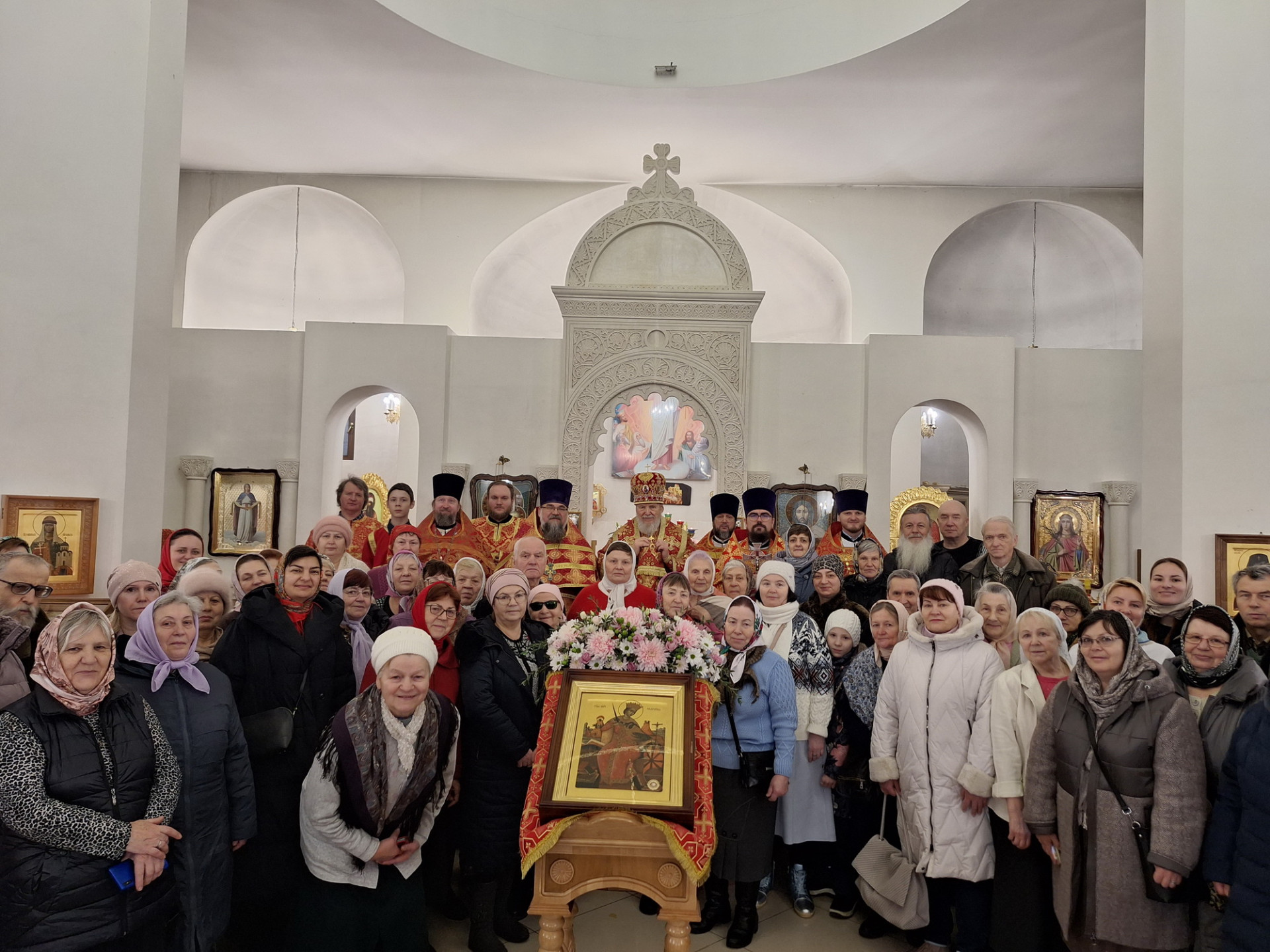 Престольный праздник в Екатерининском храме Балашихи 