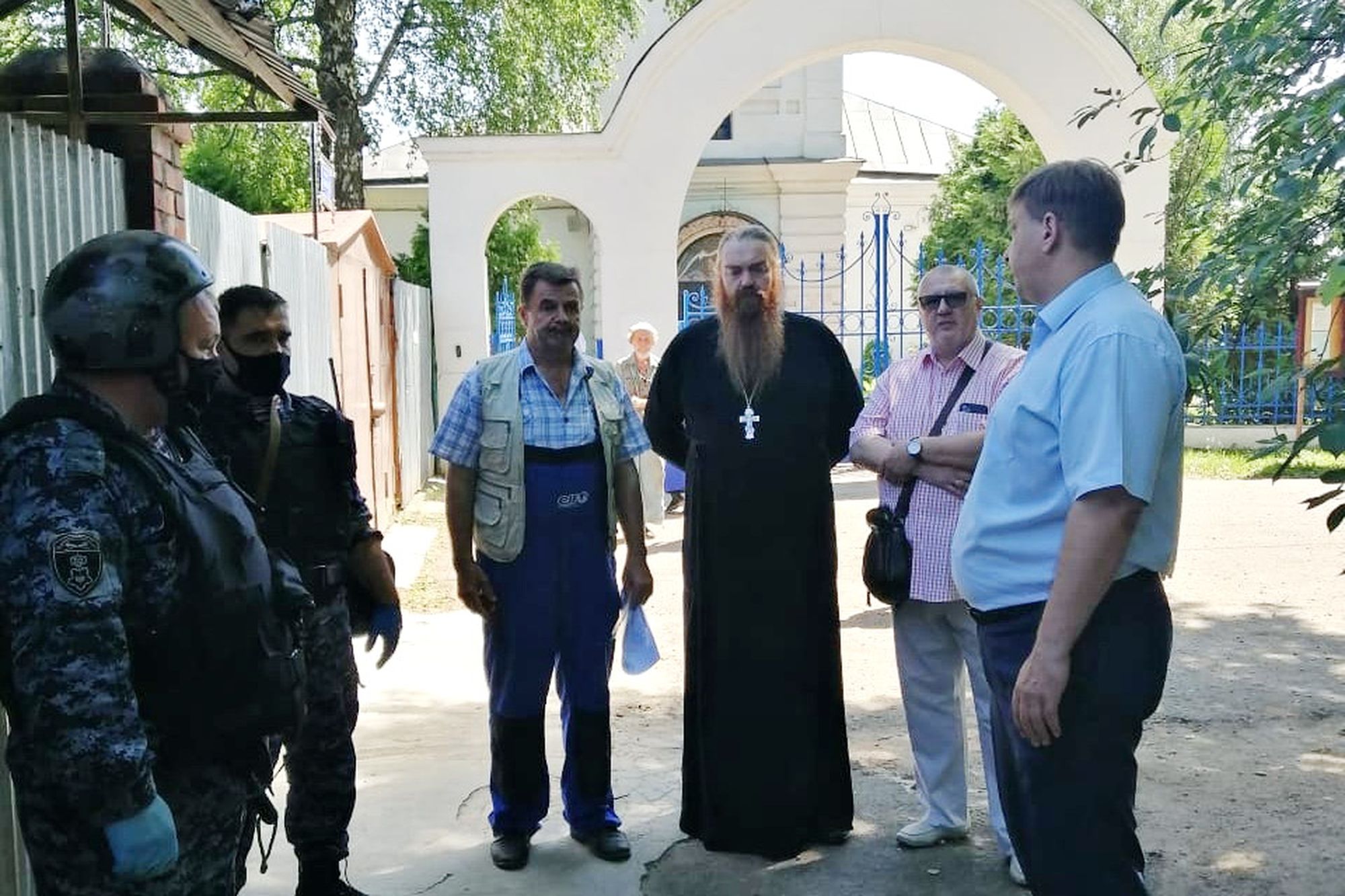 Антитеррористическая тренировка в Богородицерождественском храме поселка Образцово