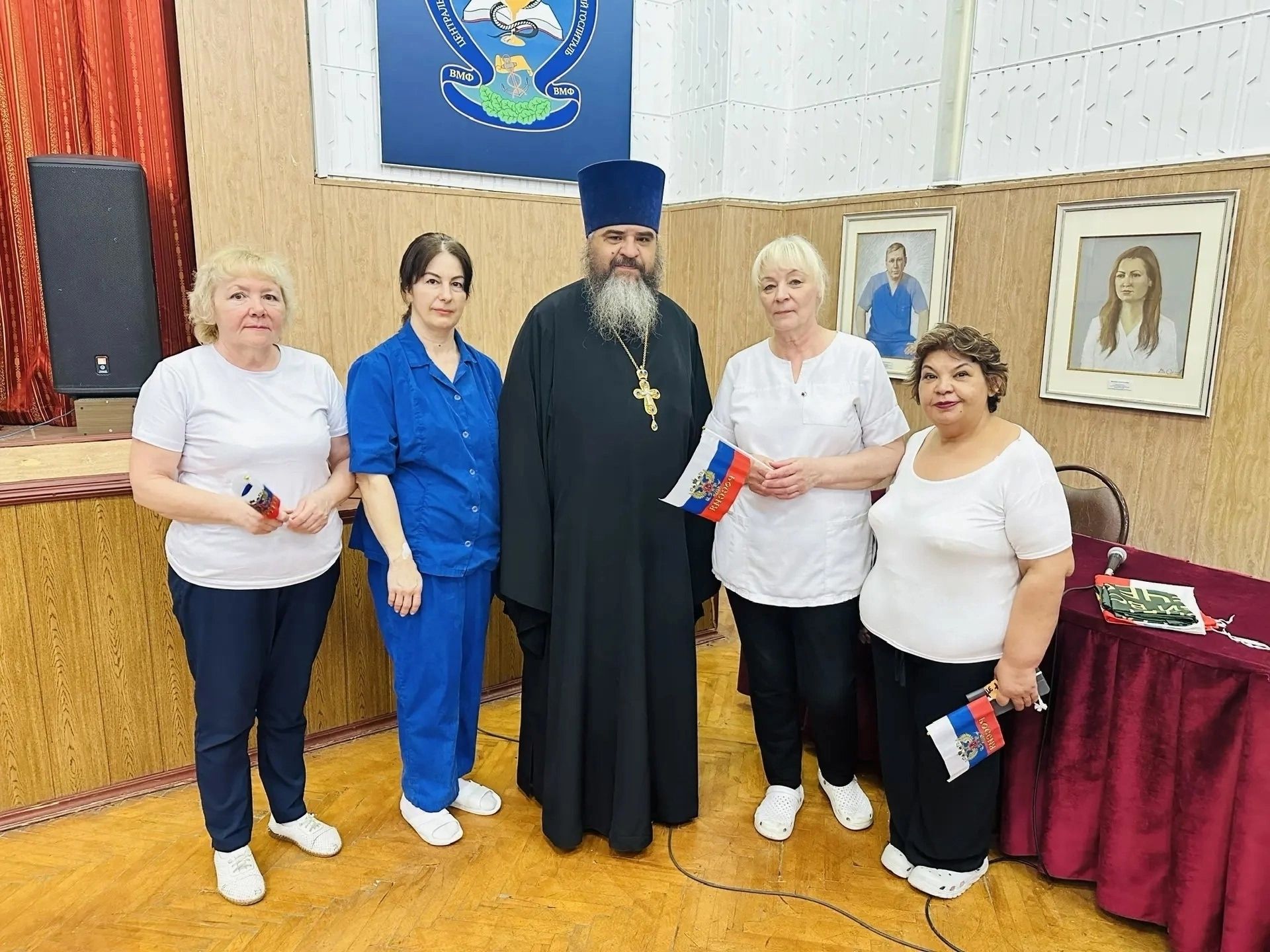 Посещение госпиталя в Балашихе
