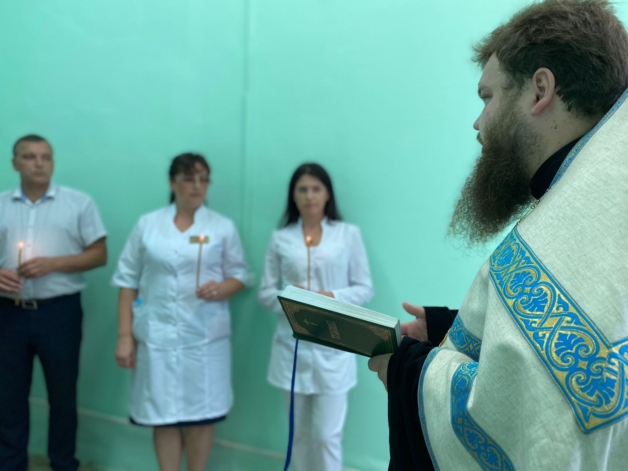 Молебен в Электрогорской городской больнице