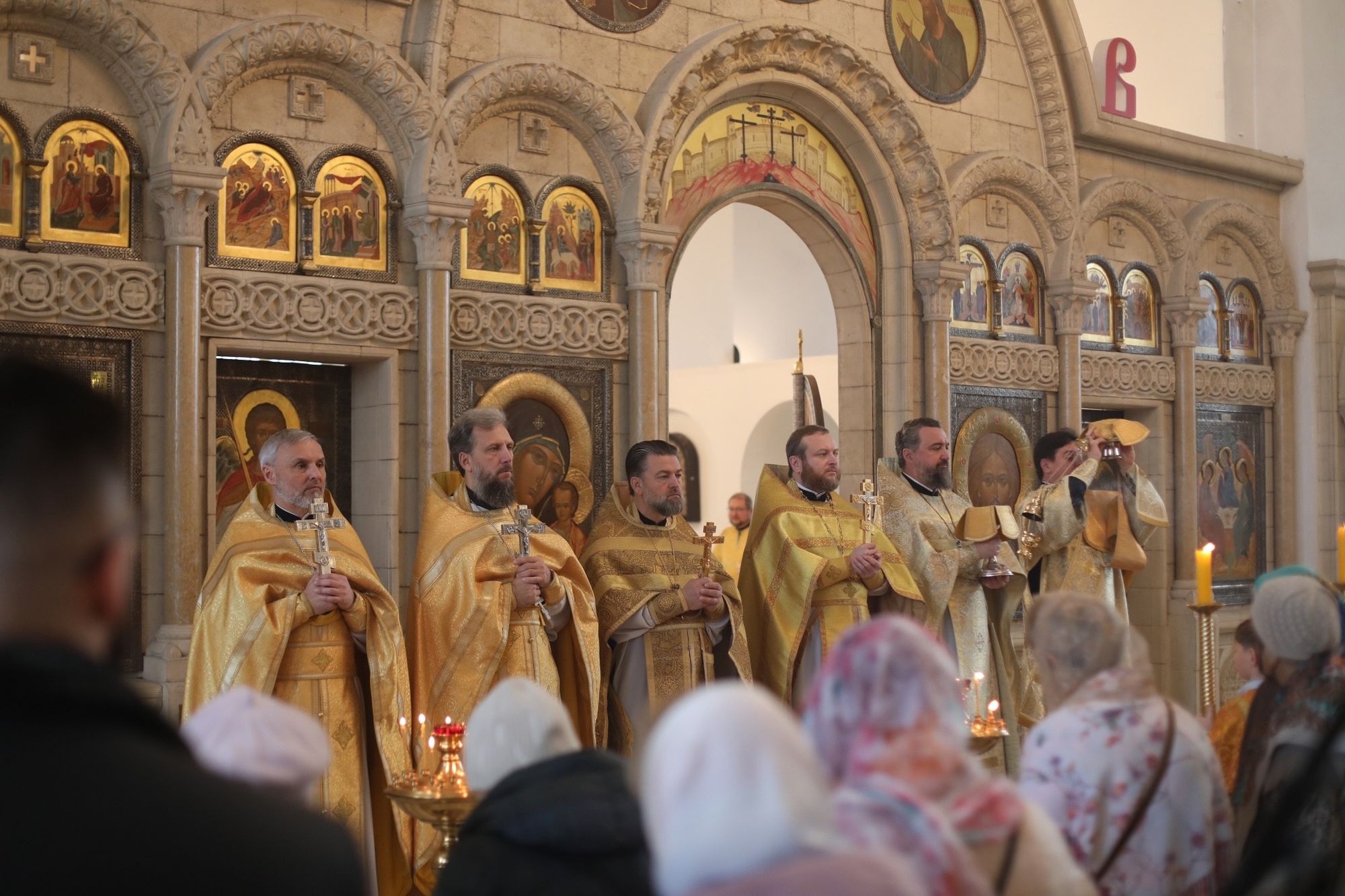 Освящение колокола в Троицком храме г. Электроугли