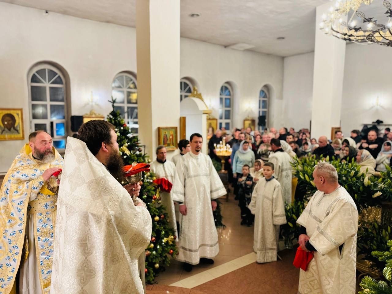 Рождество Христово в Казанском храме города Павловский Посад