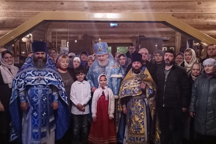 Престольный праздник в Знаменском храме деревни Новое