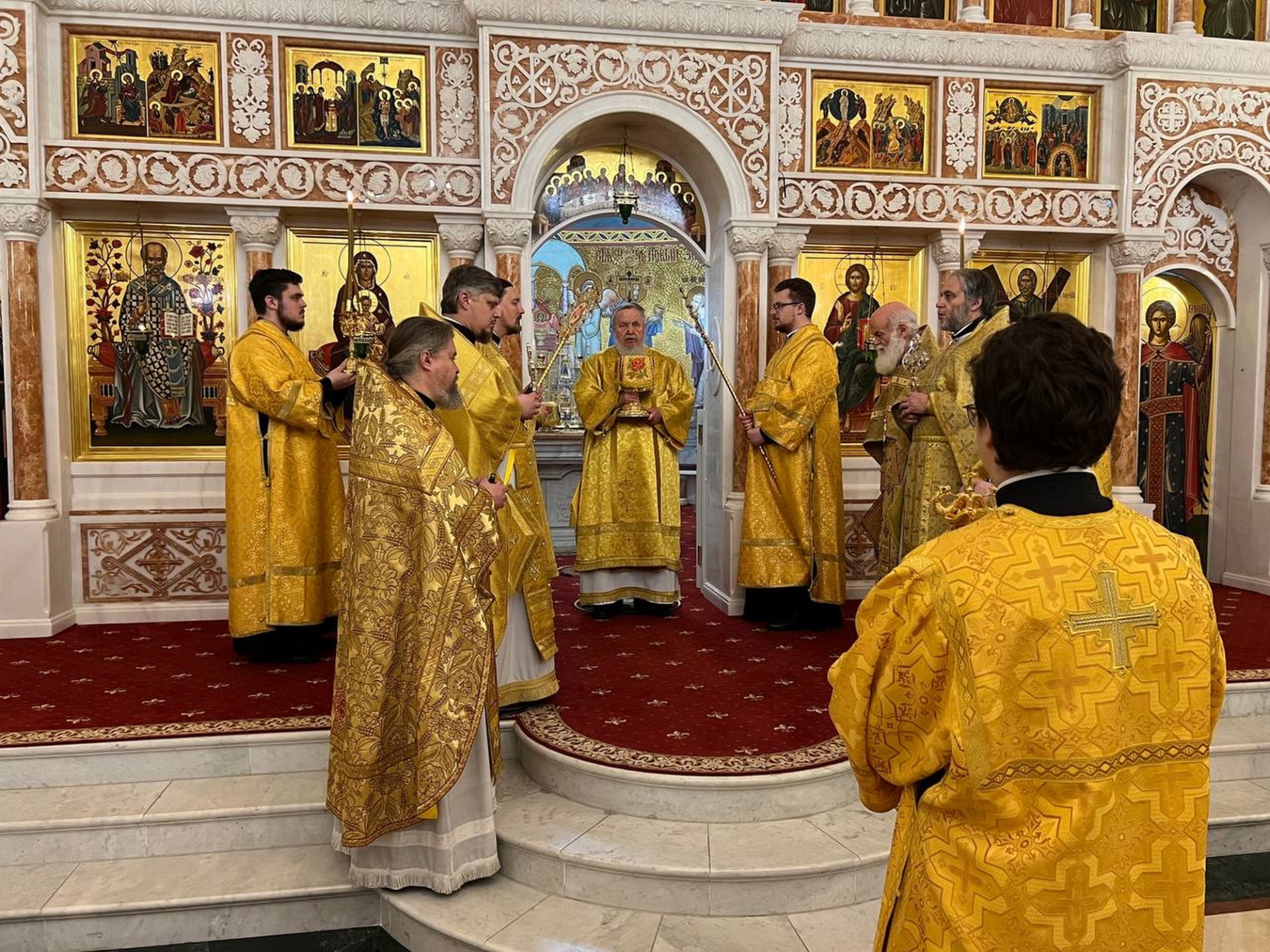 Престольный праздник в Никольском соборе г. Красногорска 