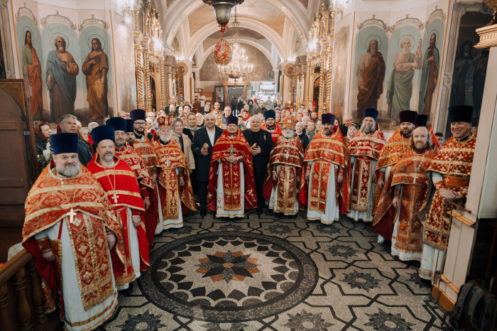 Соборное богослужение в Никольском храме г. Лосино-Петровский