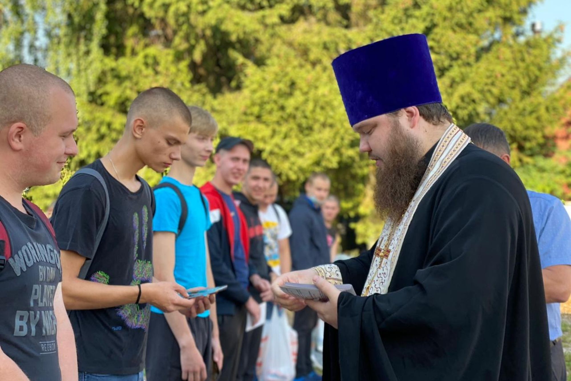 Проводы призывников в Павловском Посаде