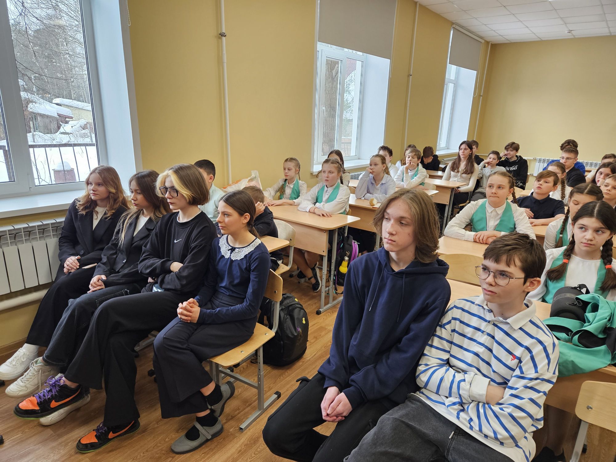 Беседы со школьниками в Щёлкове