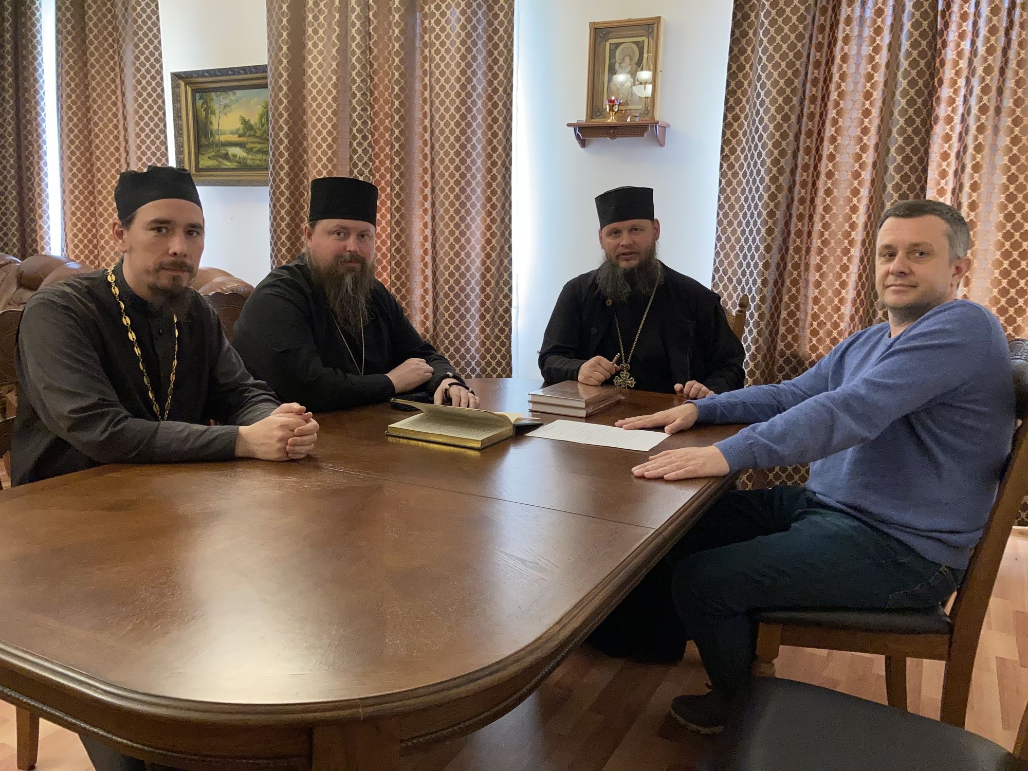 Рабочее совещание в Николо-Берлюковской пустыни