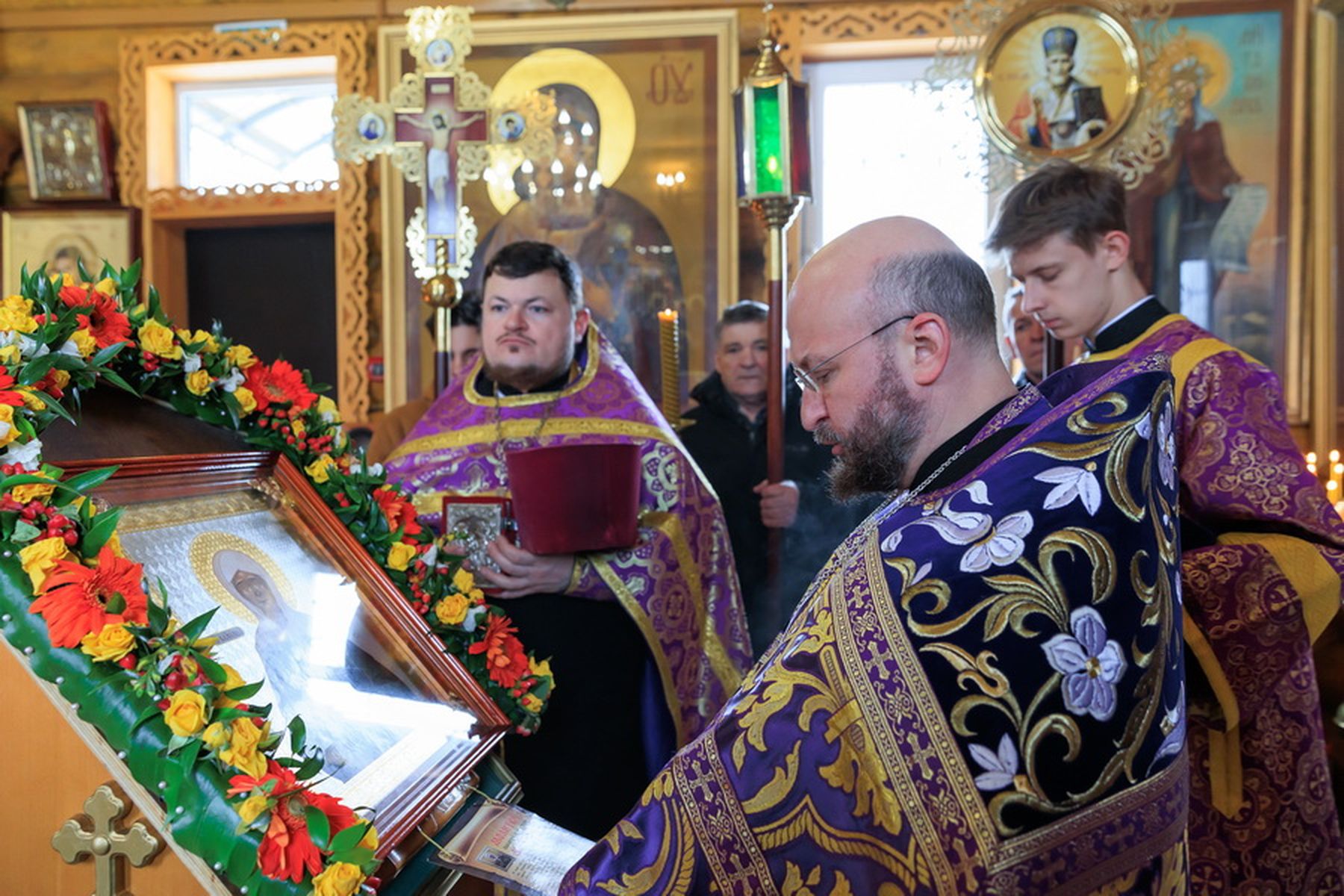 Празднование святой блаженной Матроне Московской в посёлке Верея