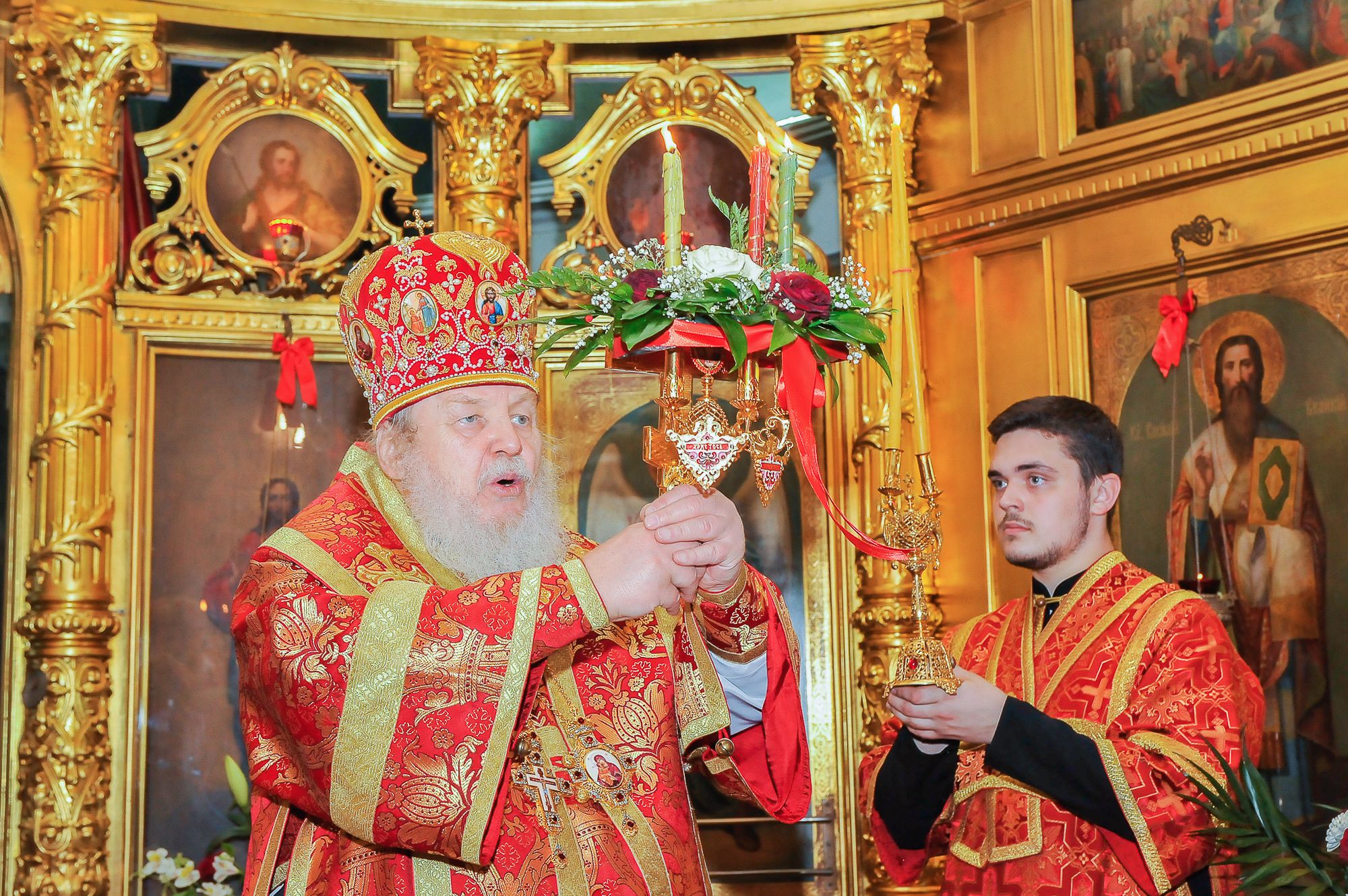 Божественная литургия в Никольском храме г. Лосино-Петровский